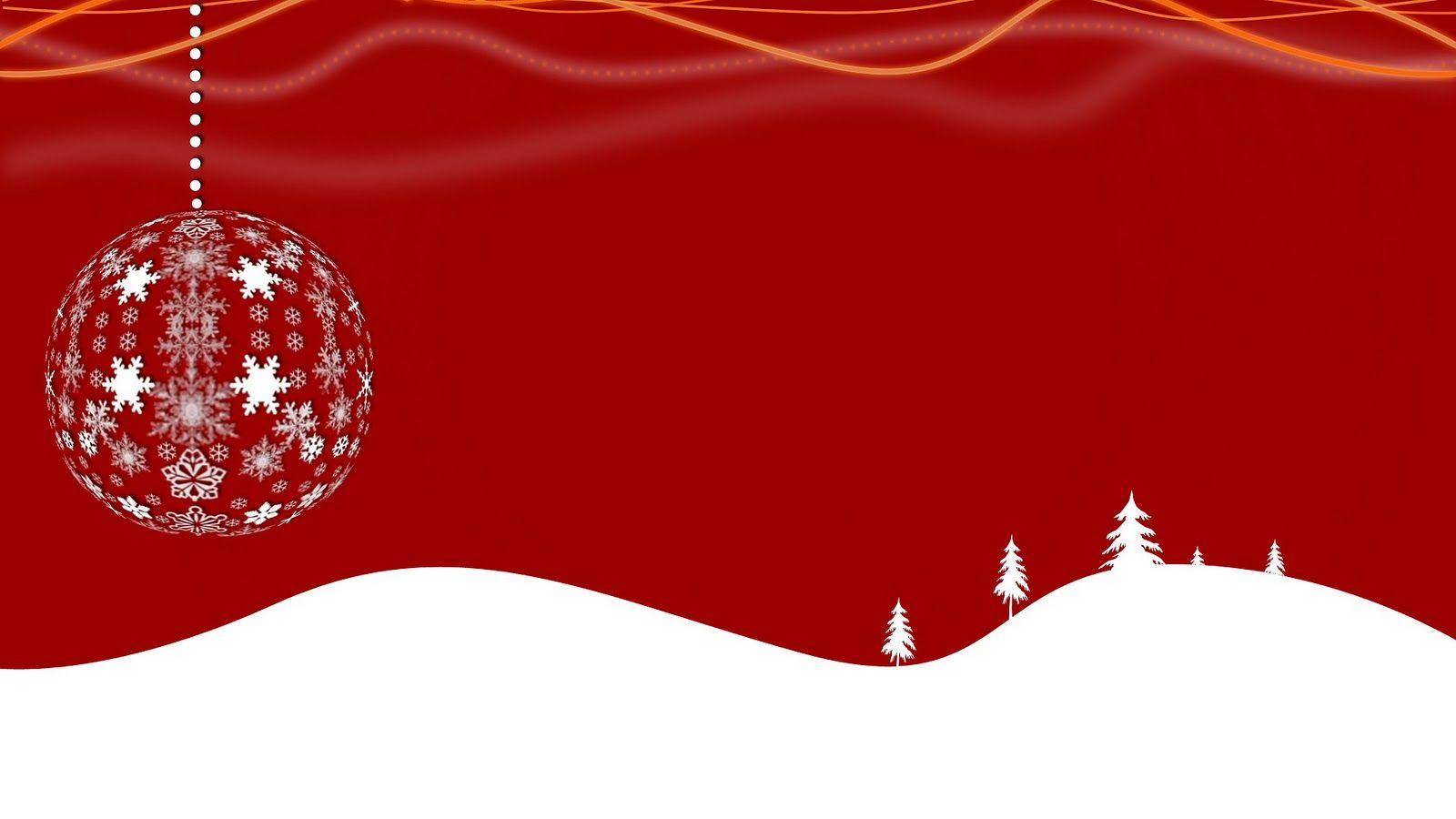 Red Christmas Decoration Wallpaper for Desktop