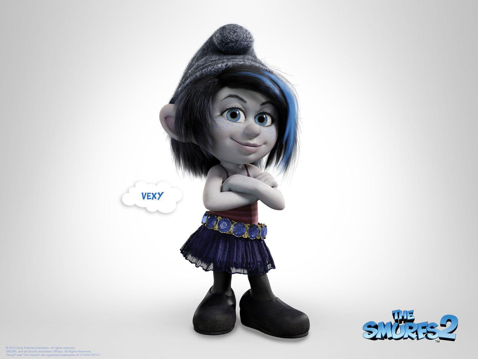 The Smurfs 2 (2013) Wallpaper, Facebook Cover Photo & Characters