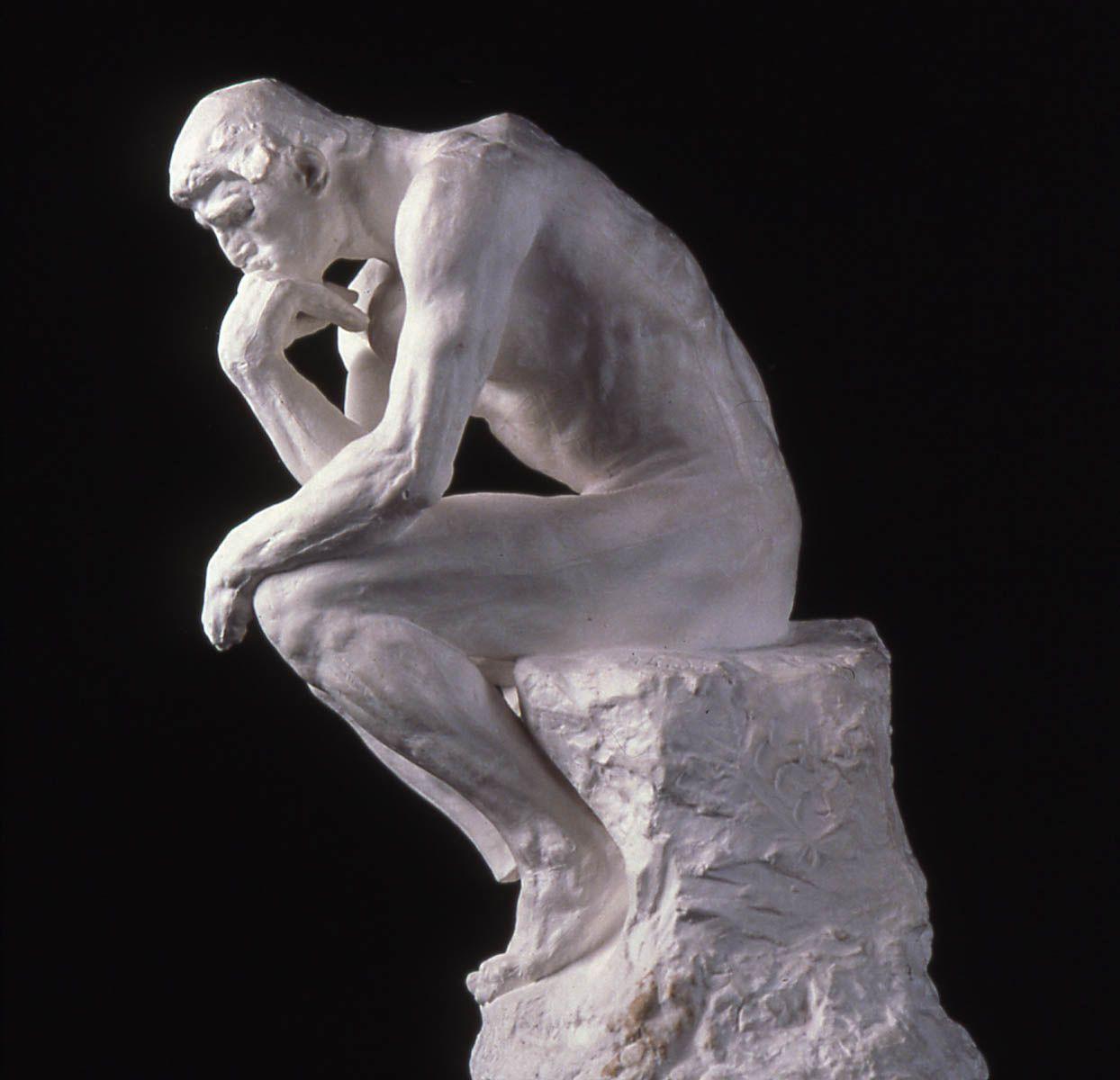 image For > The Thinker Clip Art