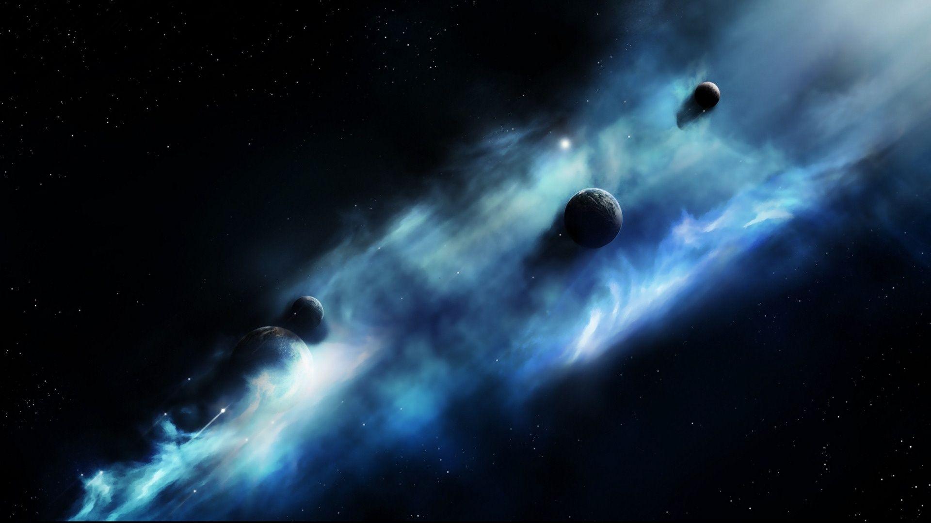 Space Wallpapers 1920X1080 Blue Hd Cool 7 HD Wallpapers