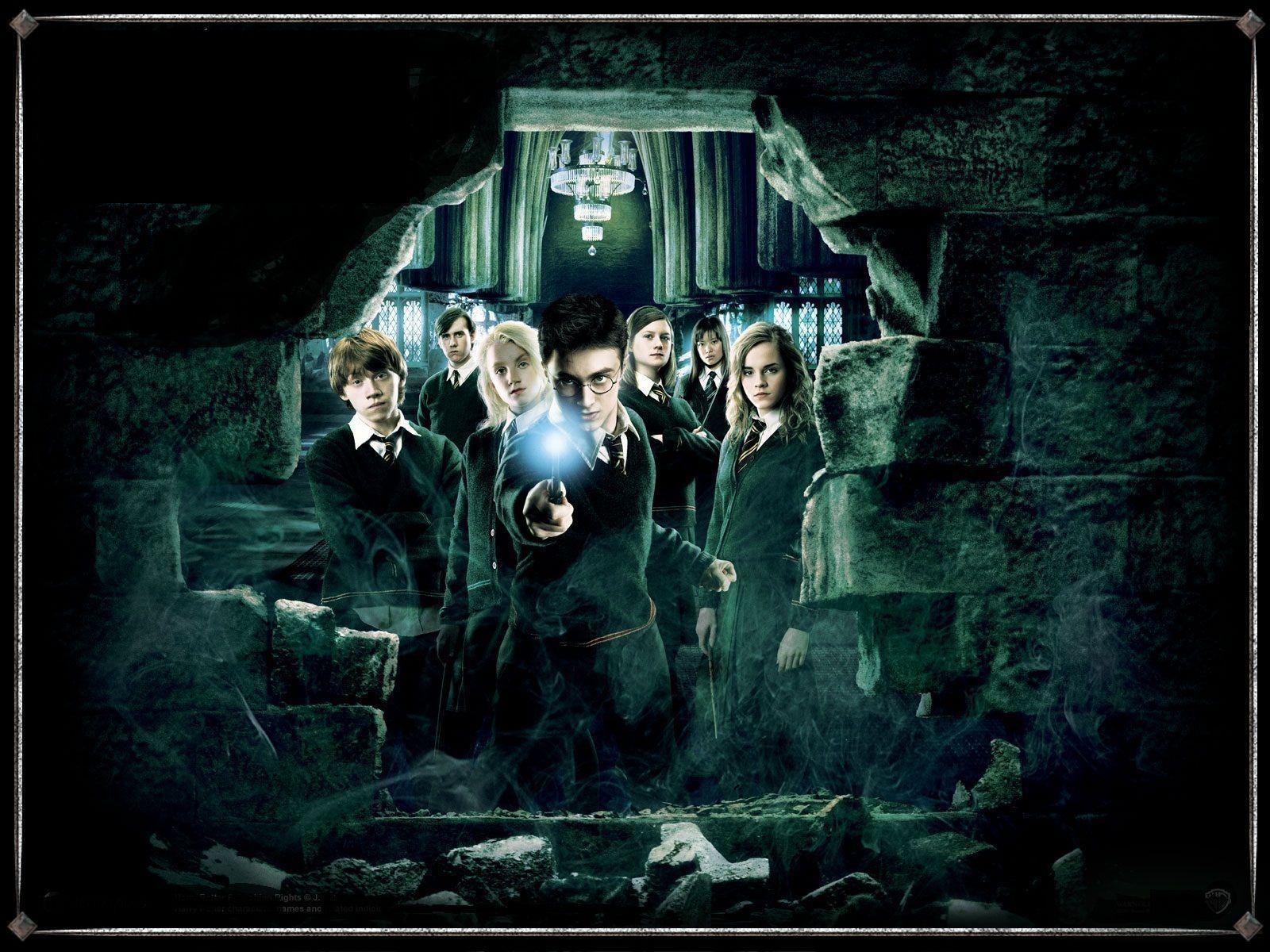 Harry, Ron and Hermione Wallpaper, Ron and Hermione