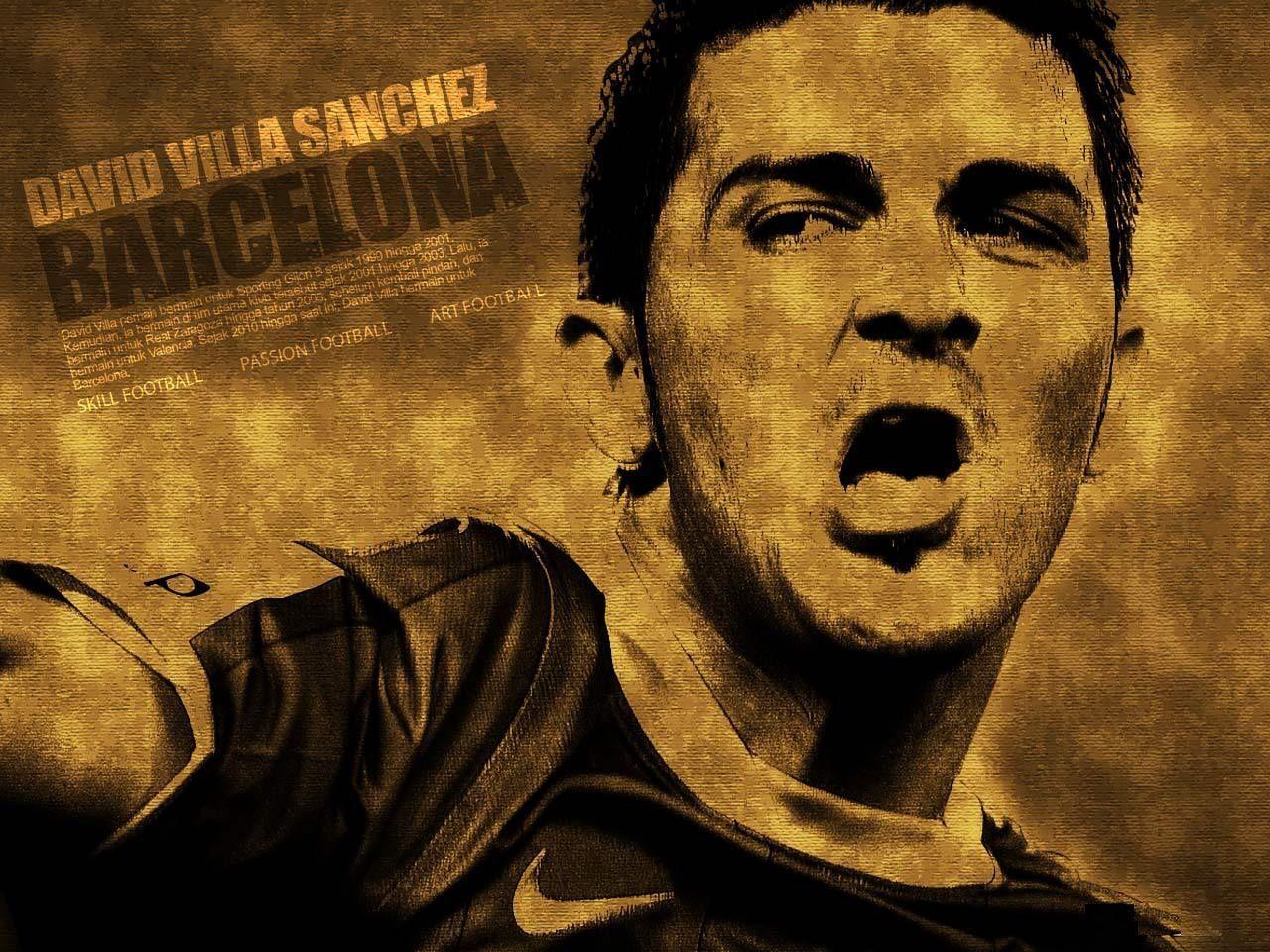 David Villa Wallpaper 2013 2014 Barcelona News