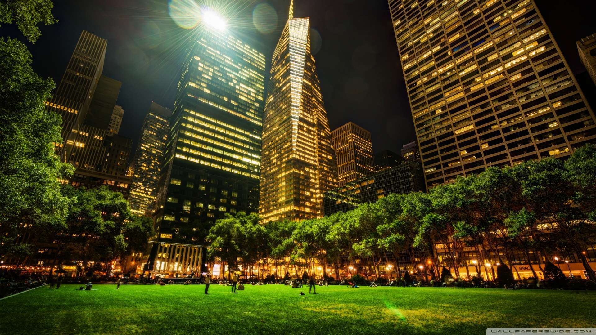 Bryant Park In New York City Wallpapers 1080p HD