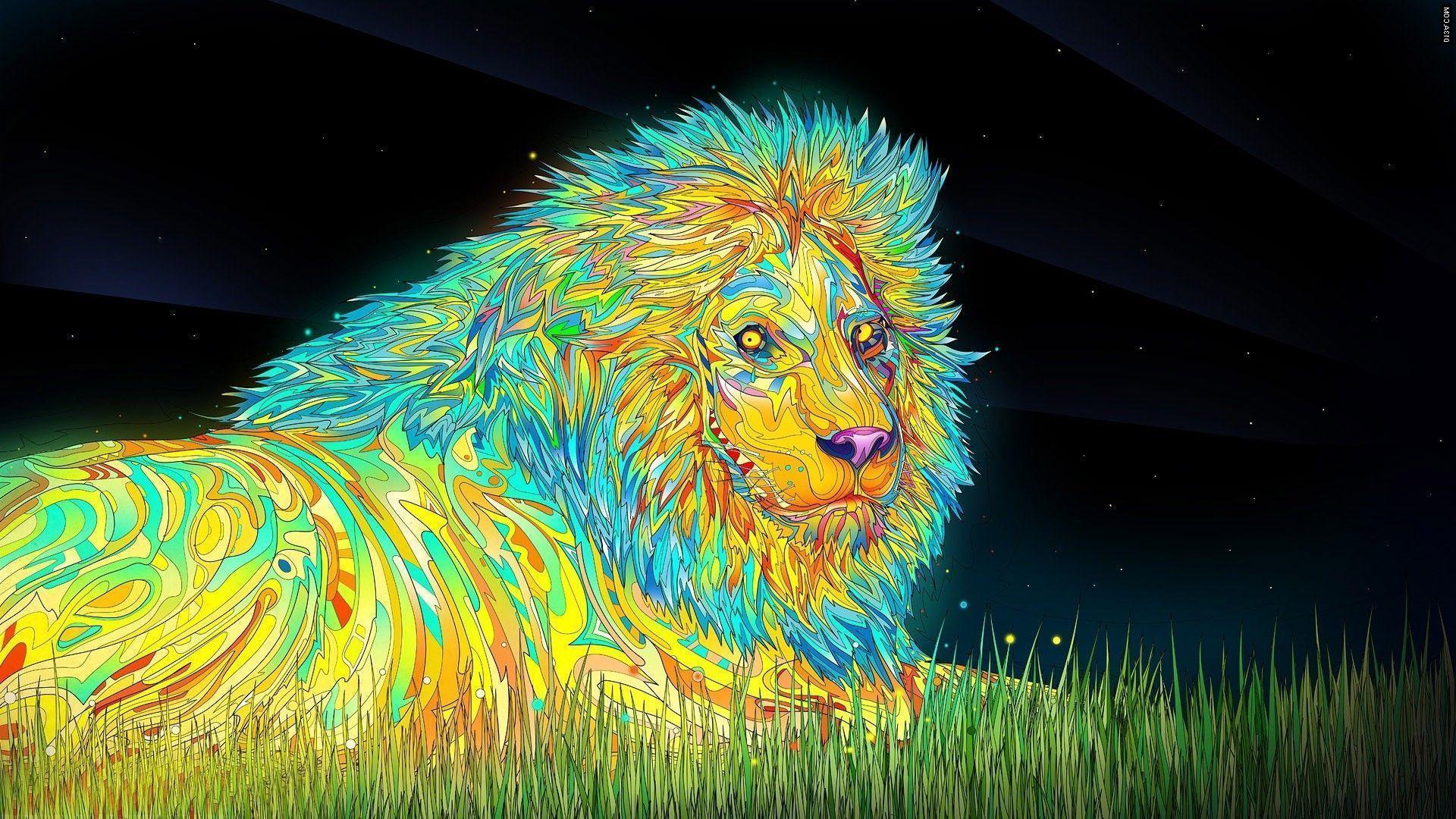 Painted Lion