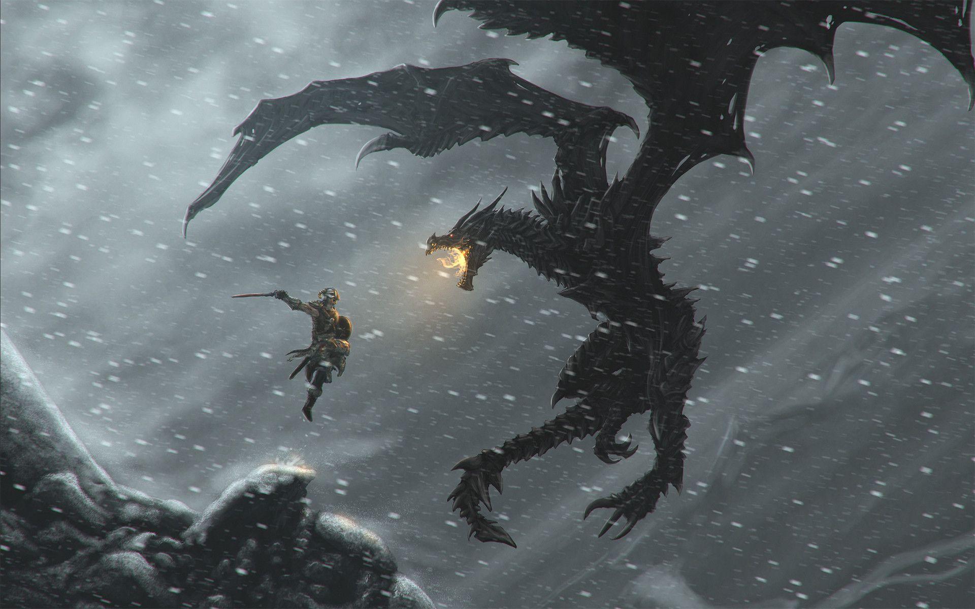 The Elder Scrolls V Skyrim Dragonborn Wallpaper
