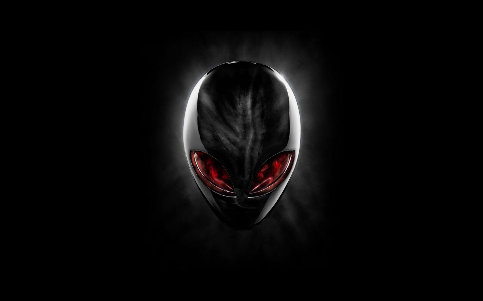 Alienware_red_chrome_head_by_adsybro D38ahta Blue Background HD