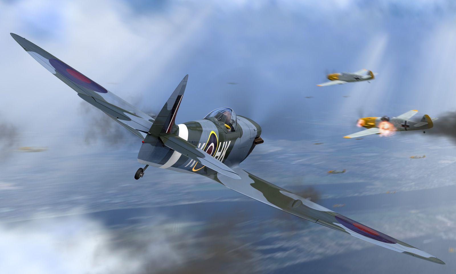 Spitfire Aircraft Art
