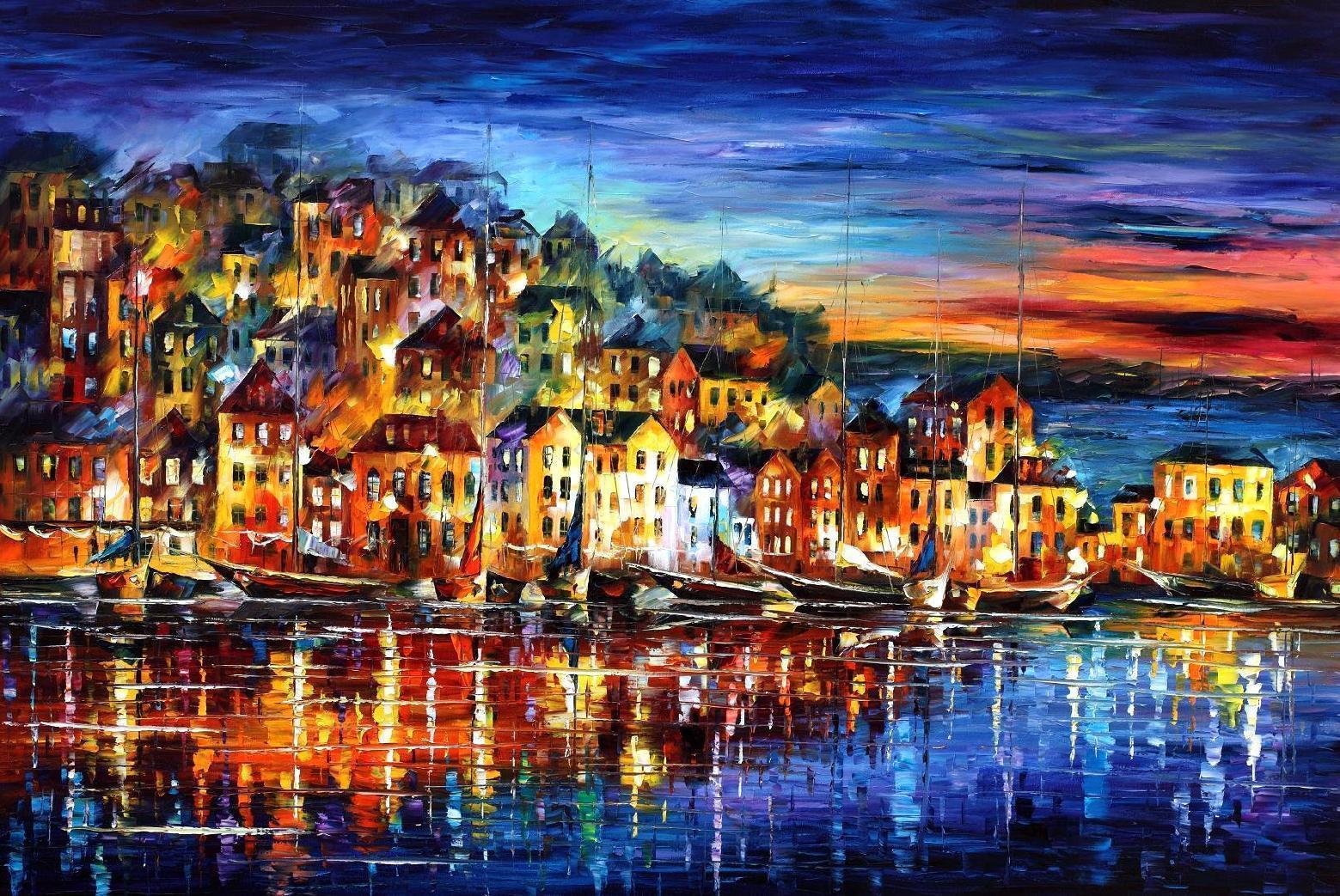 image For > Leonid Afremov Most Famous Painting