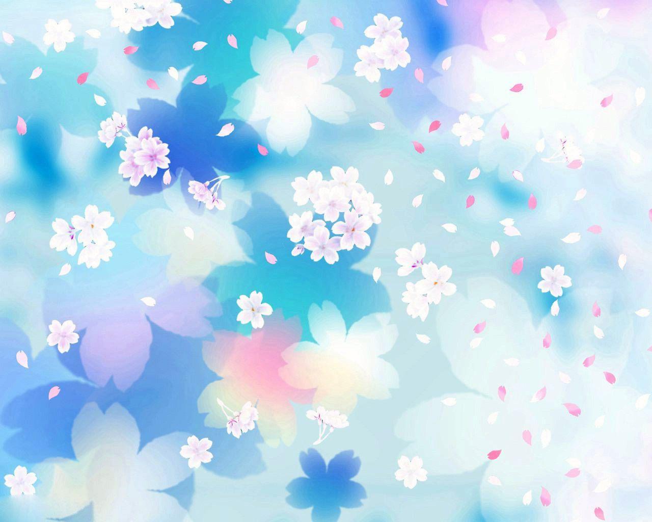 Flowers PPT Background Free Flowers