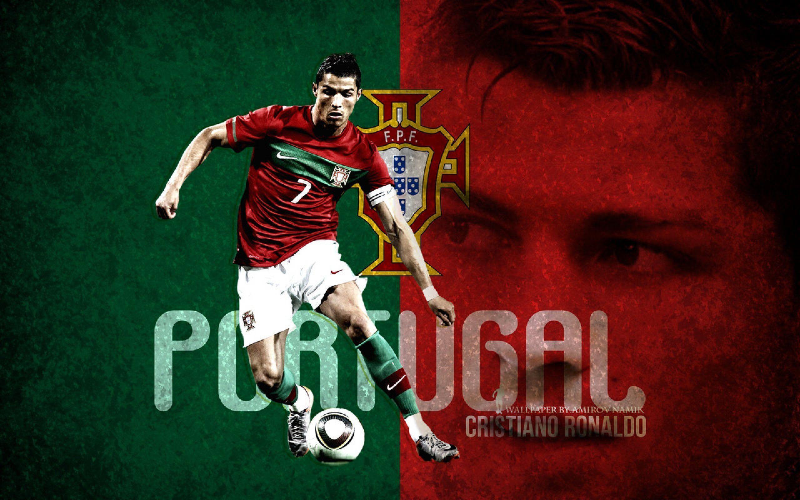 Wallpaper Back Ronaldo Portugal Digital Art by Uyut Iyut - Pixels