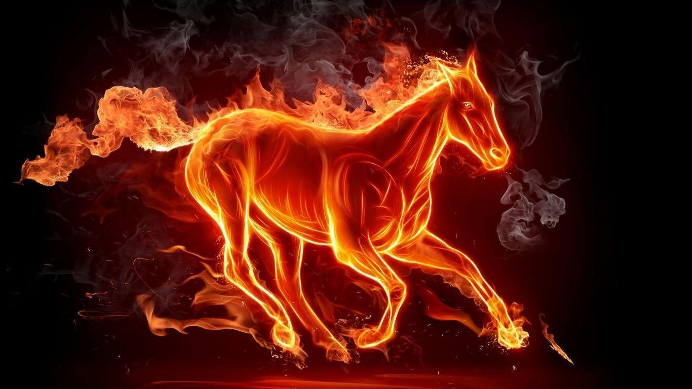 Fire Horse Awesome Wallpaper. Free HD wallpaper