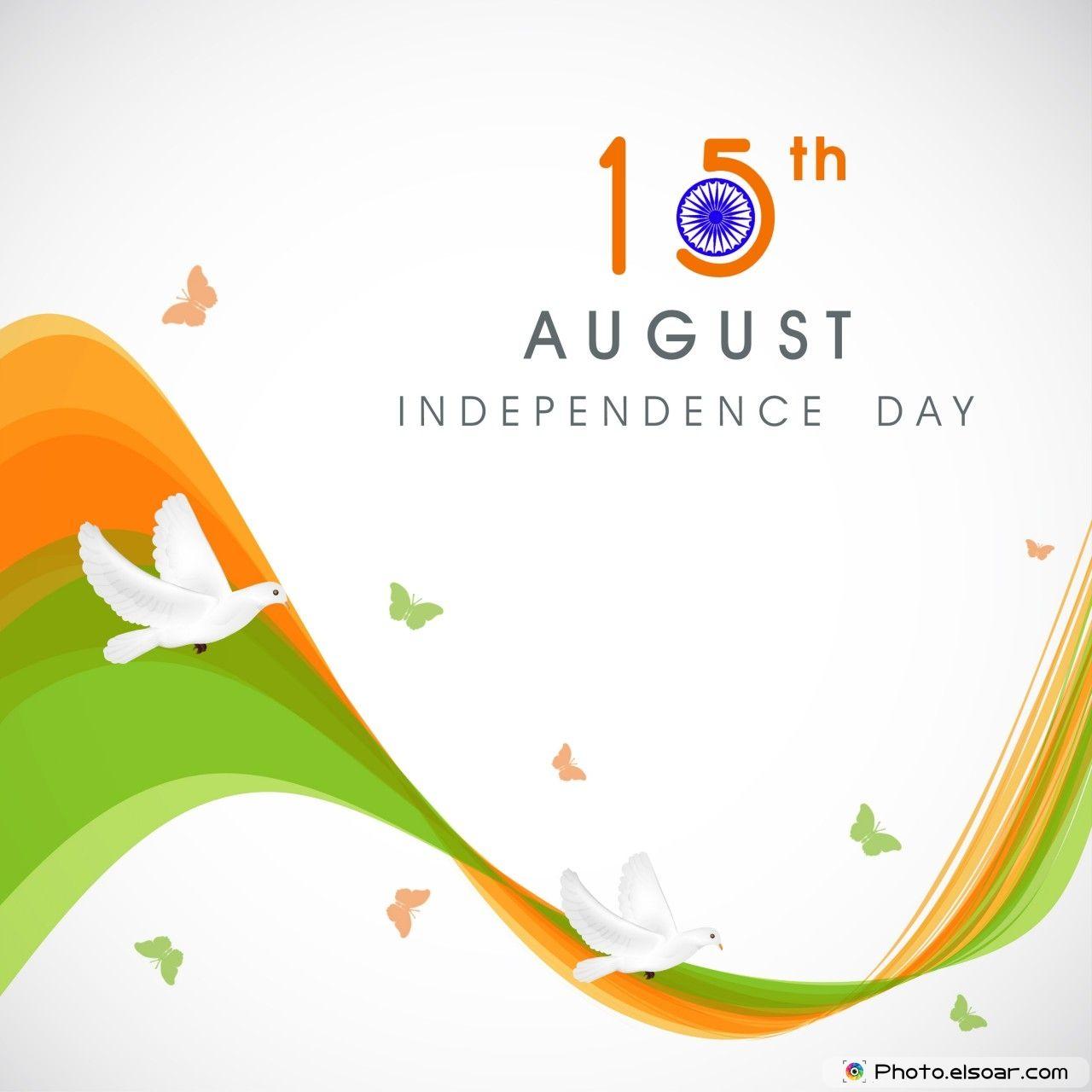 Independence Day of India 15th August Image • Elsoar