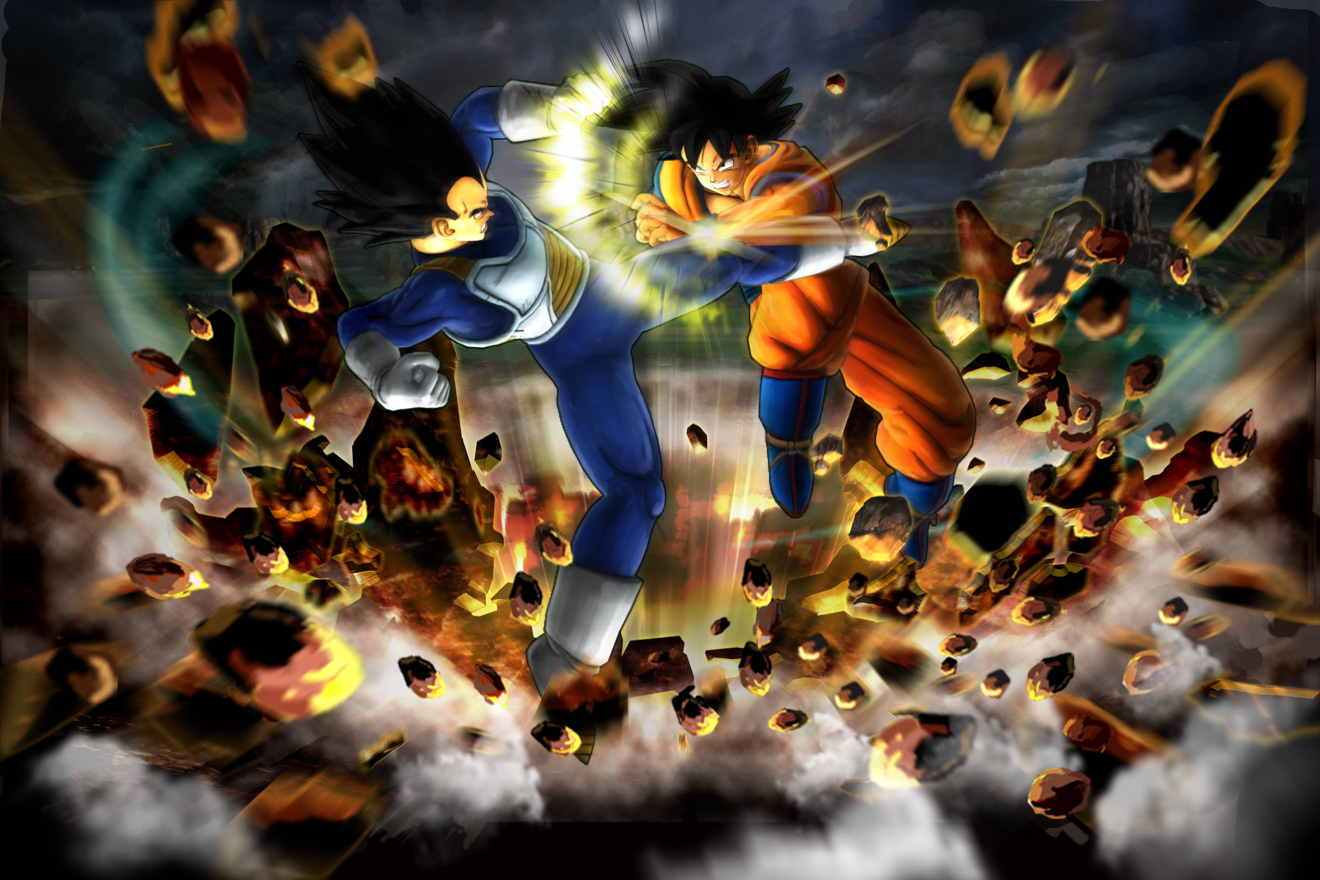 Goku Vs Vegeta DragonBall Z Wallpaper HD Wallpaper
