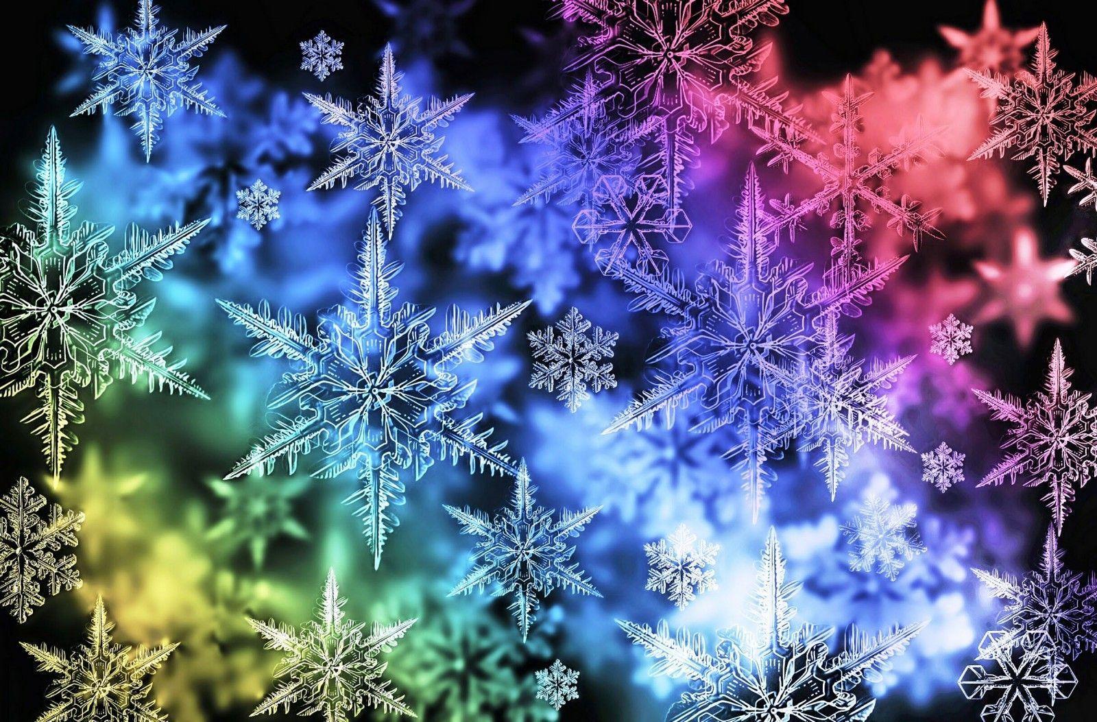 Colorful Snowflake Background 18287 1600x1053 px HDWallSource