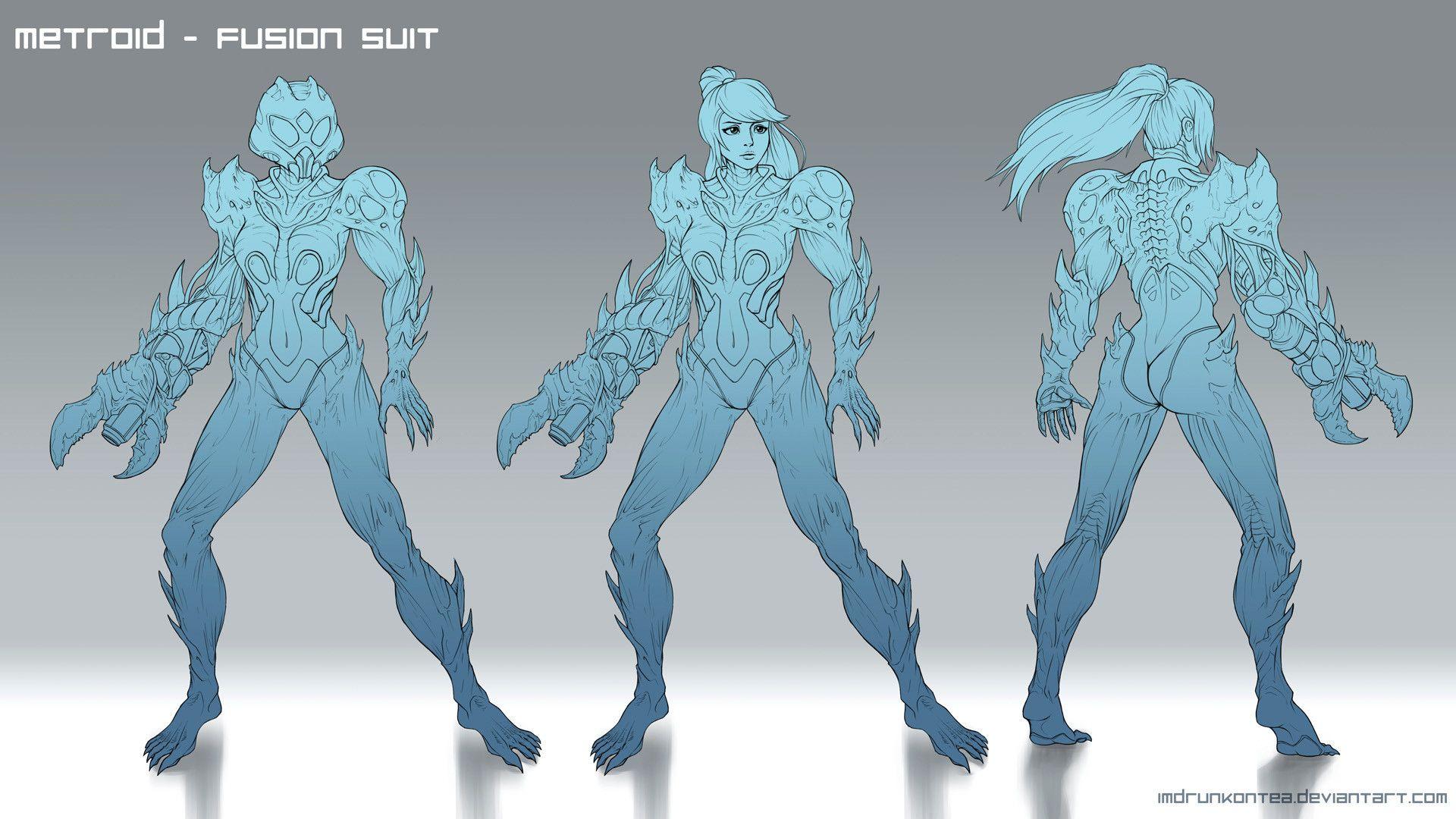 Metroid Fusion Suit Redesign (WIP)