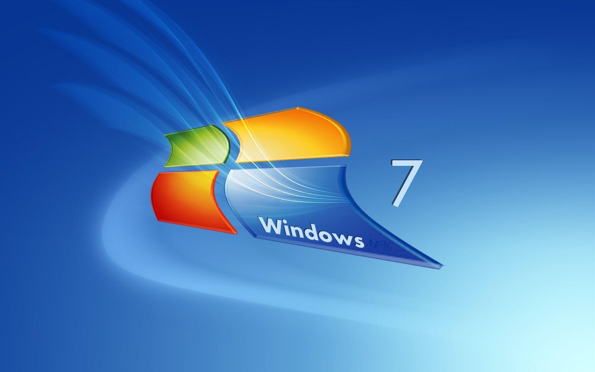 Windows 7 Logo Microsoft Wallpaper Desktop Wallpaper