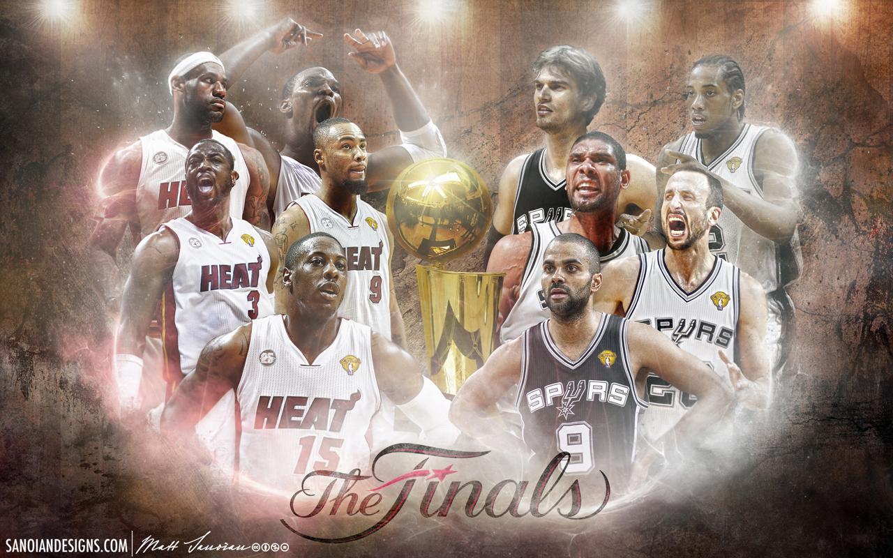 NBA Finals Heat vs Spurs Wallpaper