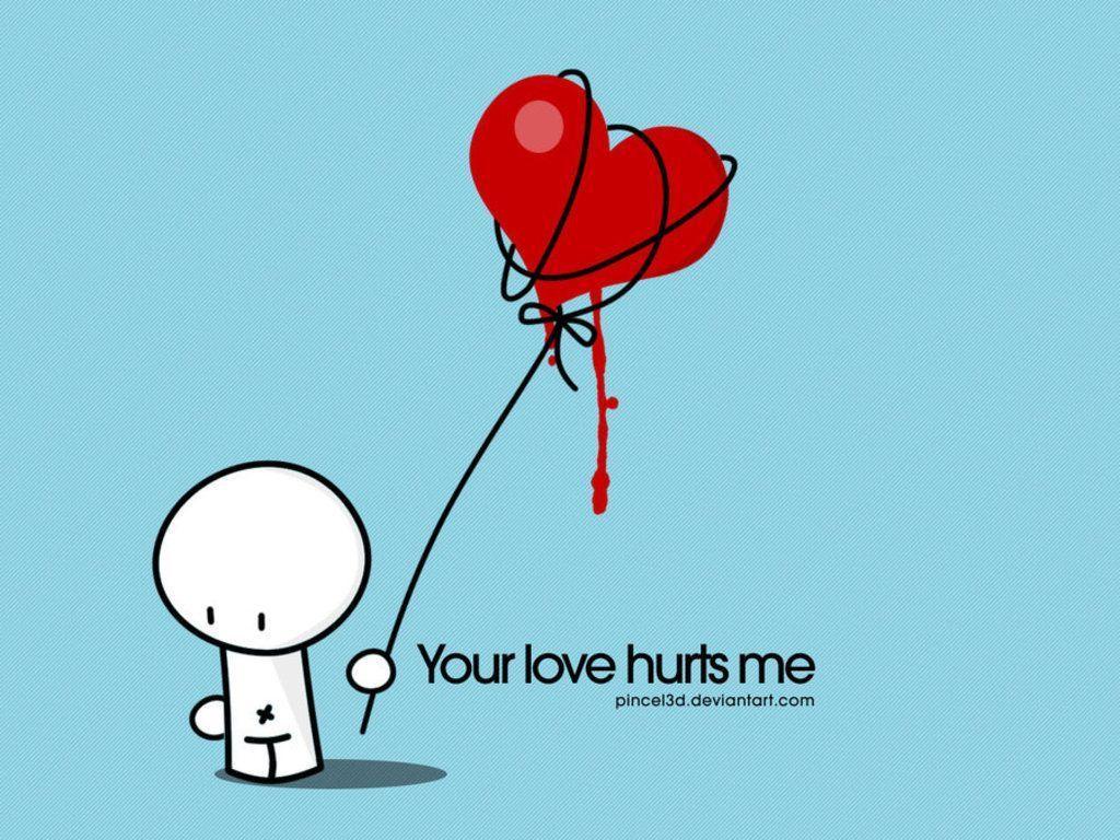 image For > Download Wallpaper Of Love Hurts