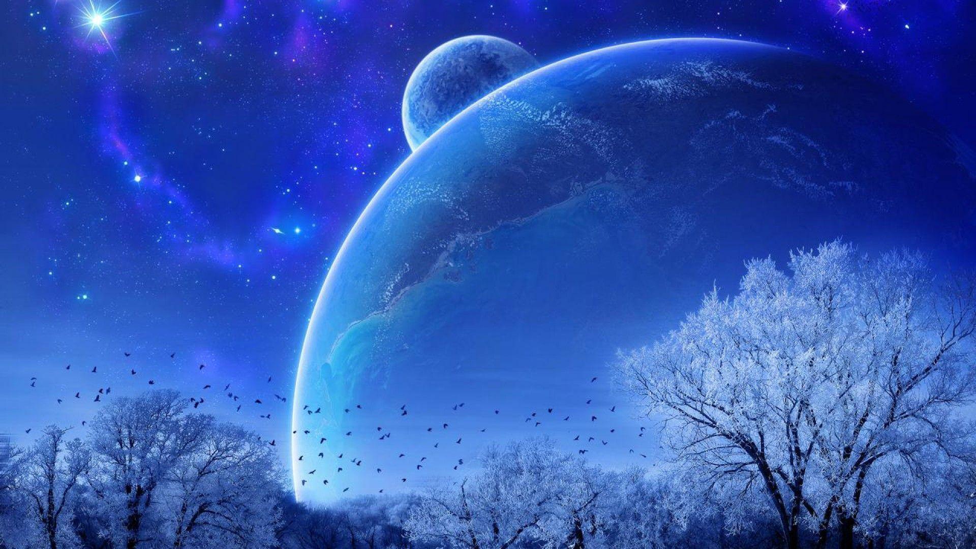 Blue Space Wallpapers