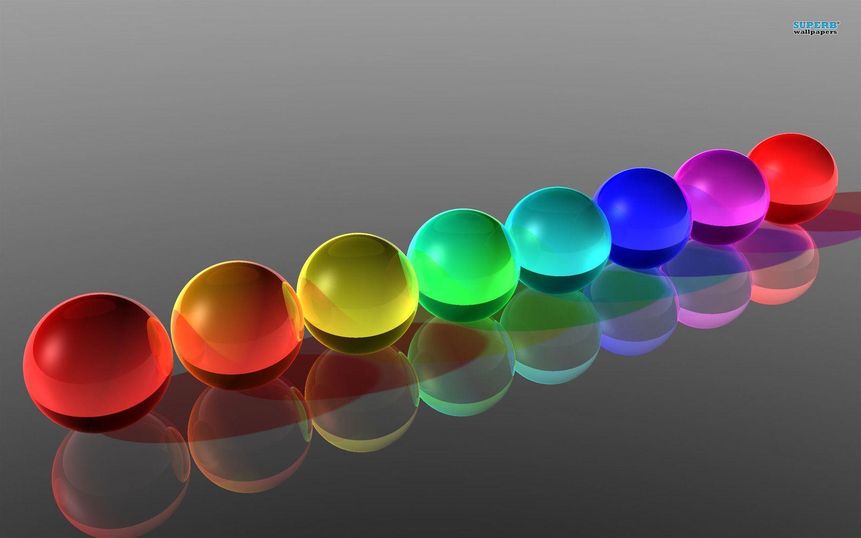 Colorful spheres wallpaper wallpaper - #