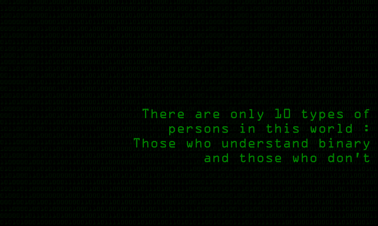 Binary Wallpaper