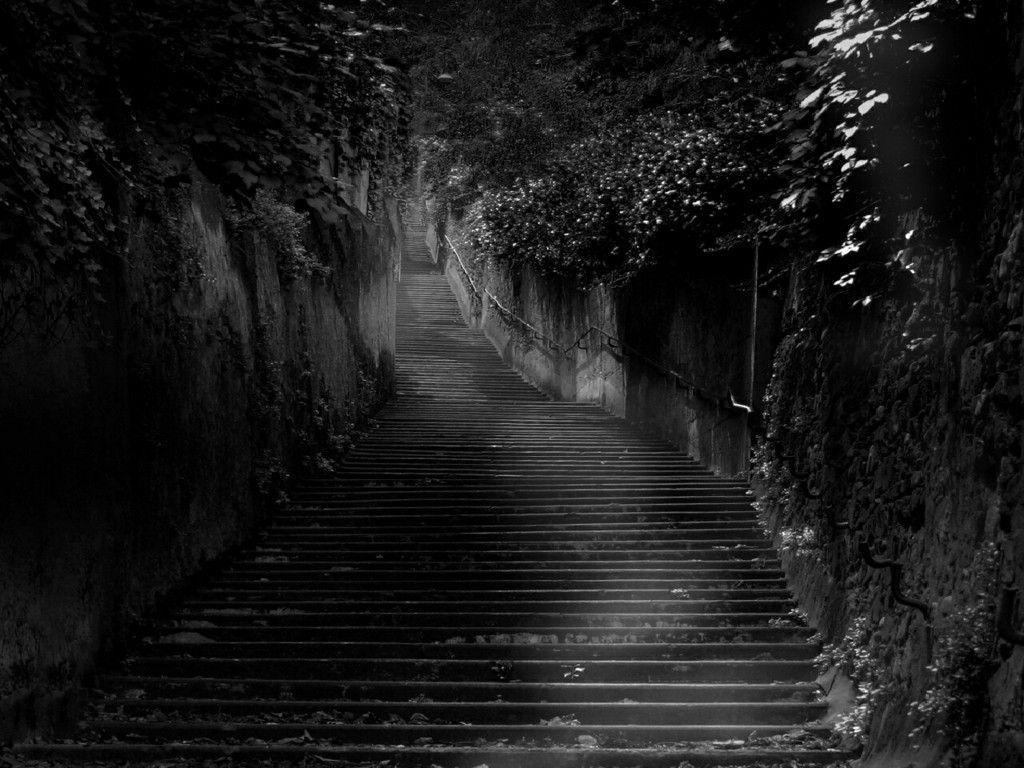 Dark Stairs Background 2487 1024x768px