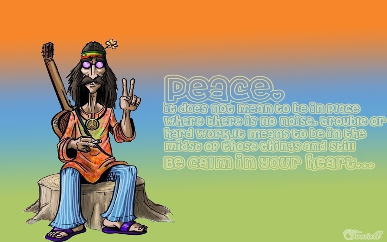 The Hippie Philosophy 60&;s Wallpaper