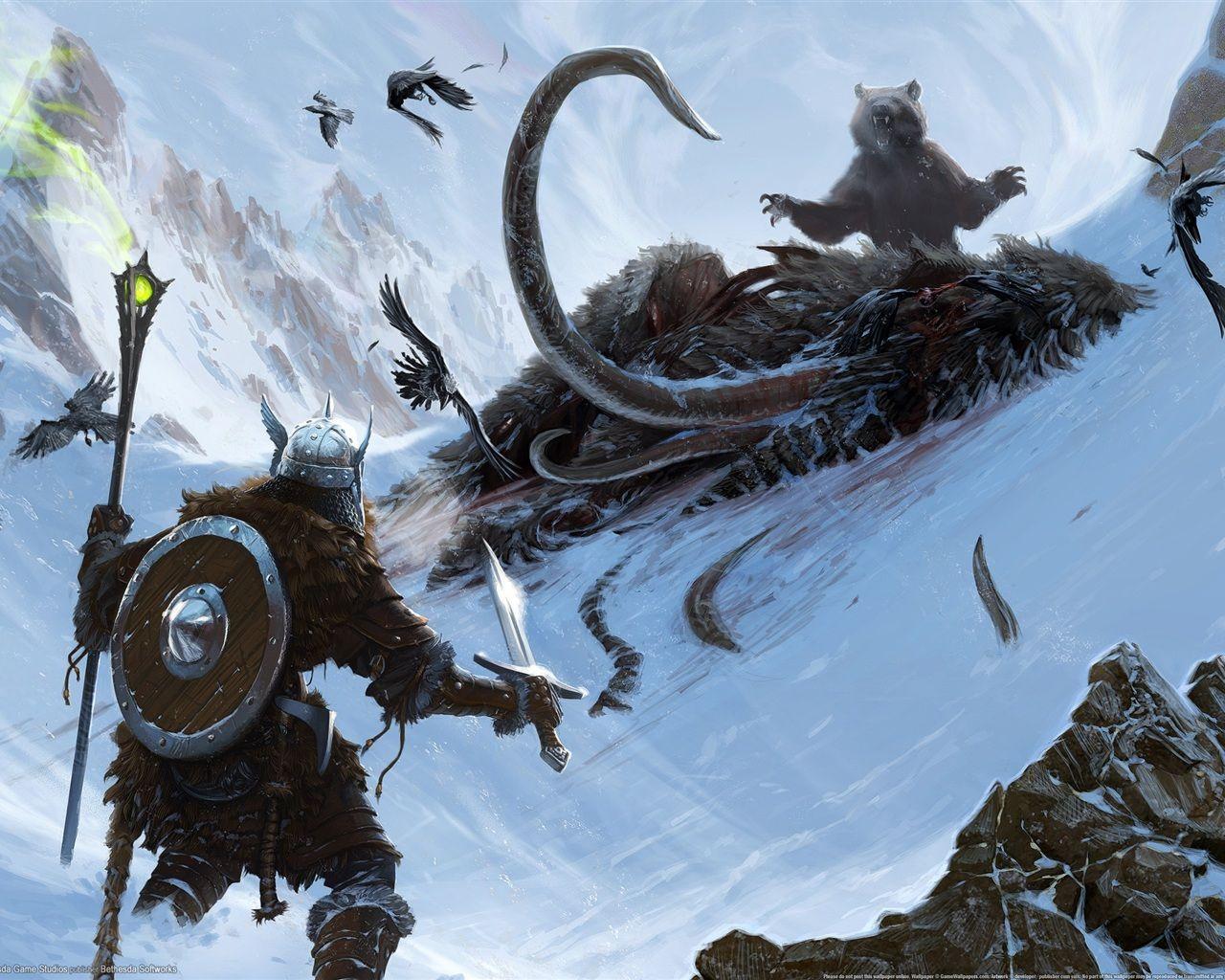 Skyrim HD Wallpaper 1280x1024