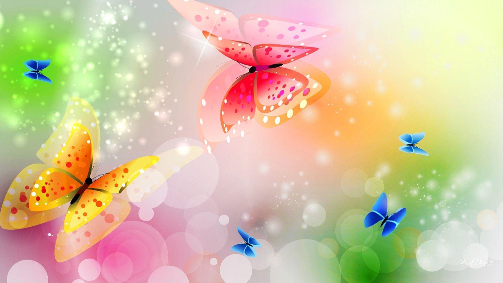 shining butterfly wallpapers