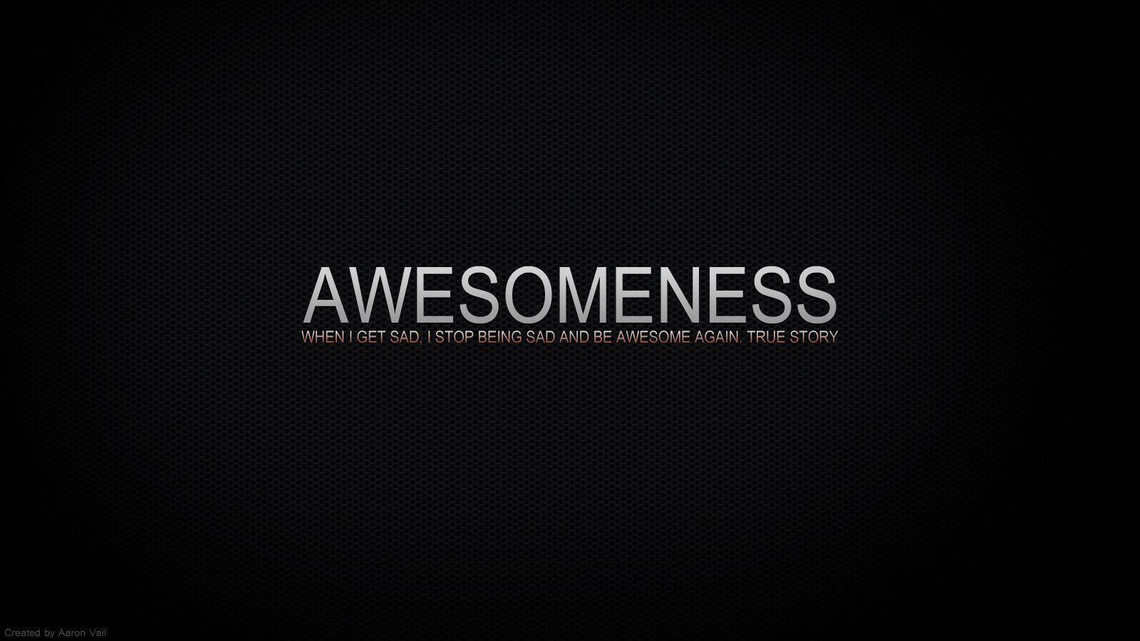 The Word Of Awesome Wallpaper