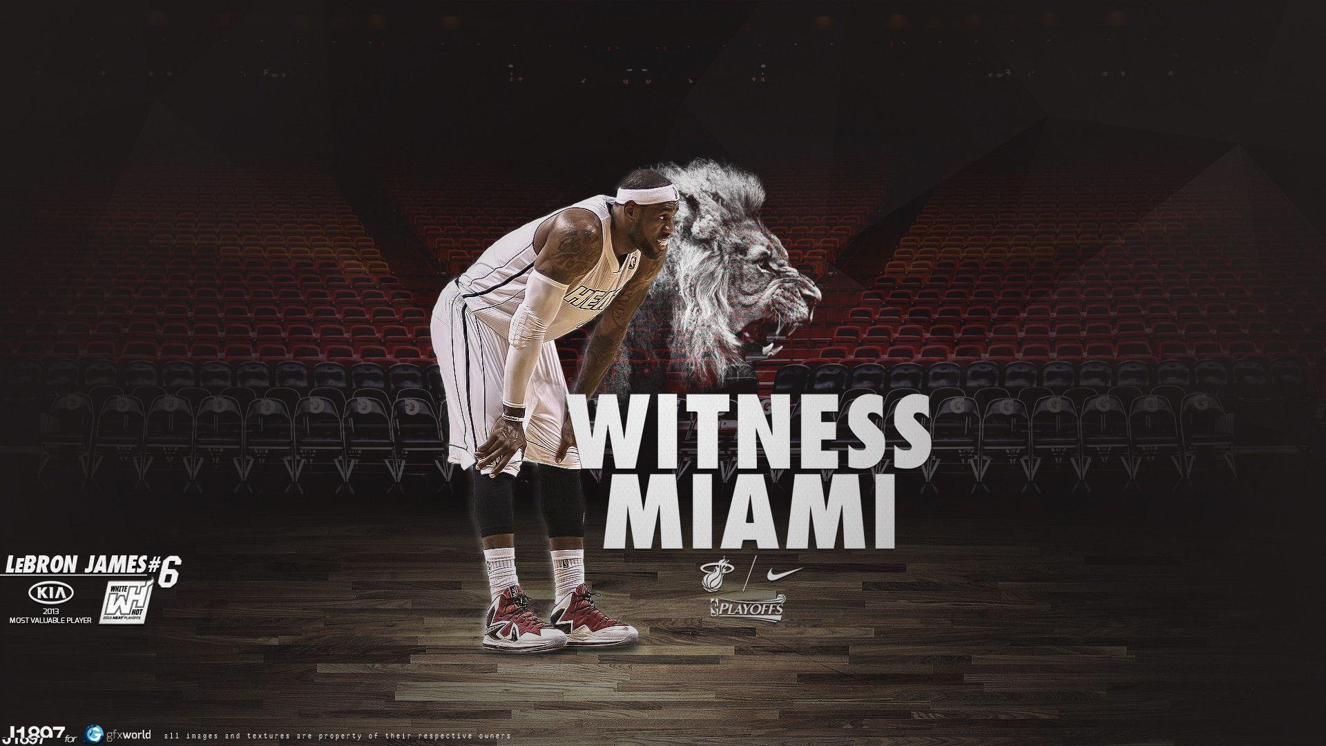 LeBron James Lion Witness Miami Wallpaper. TanukinoSippo