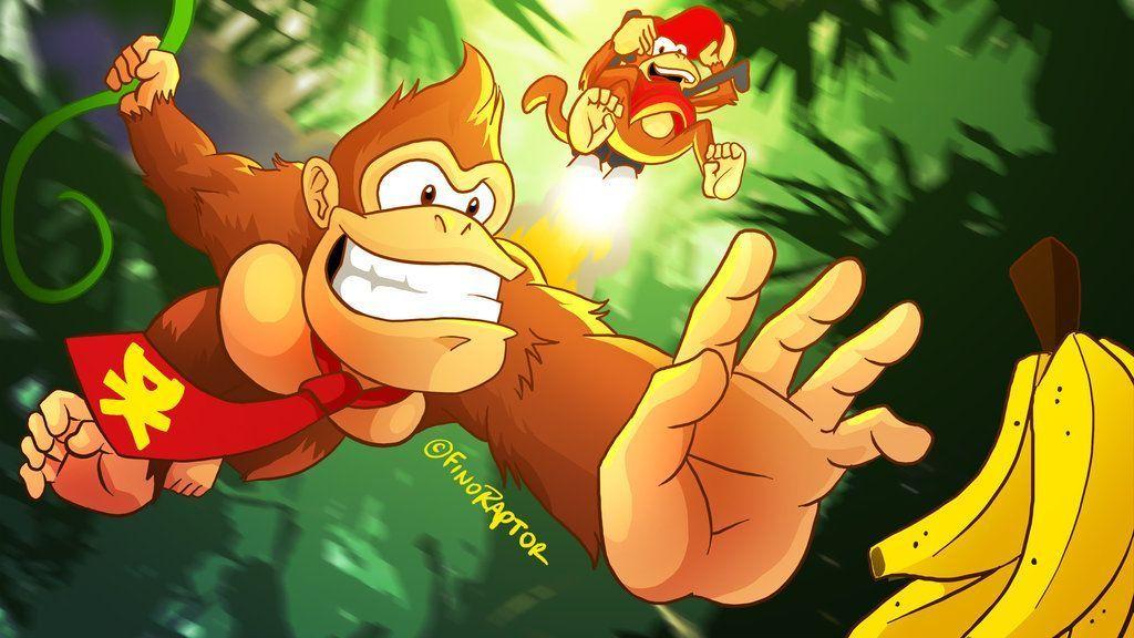 Animals For > Donkey Kong Country 3 Wallpaper