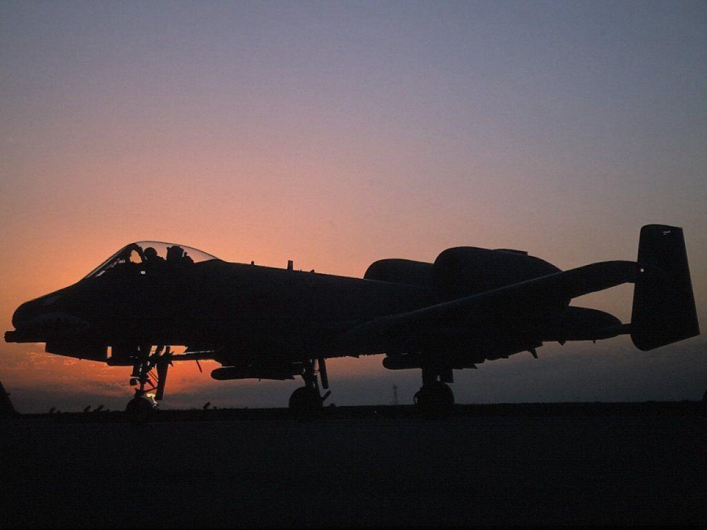 Sunset Takeoff Of A 10 OA 10 Thunderbolt II ("Warthog"). Free