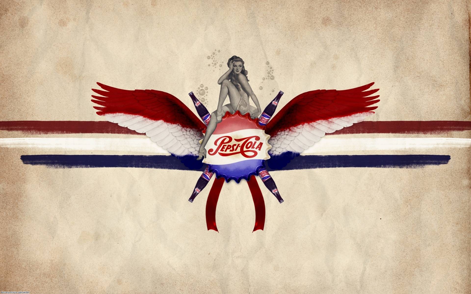 Wallpaper Pepsi Cola, Pepsi Cola, Drink, Girl, Wings Wallpaper