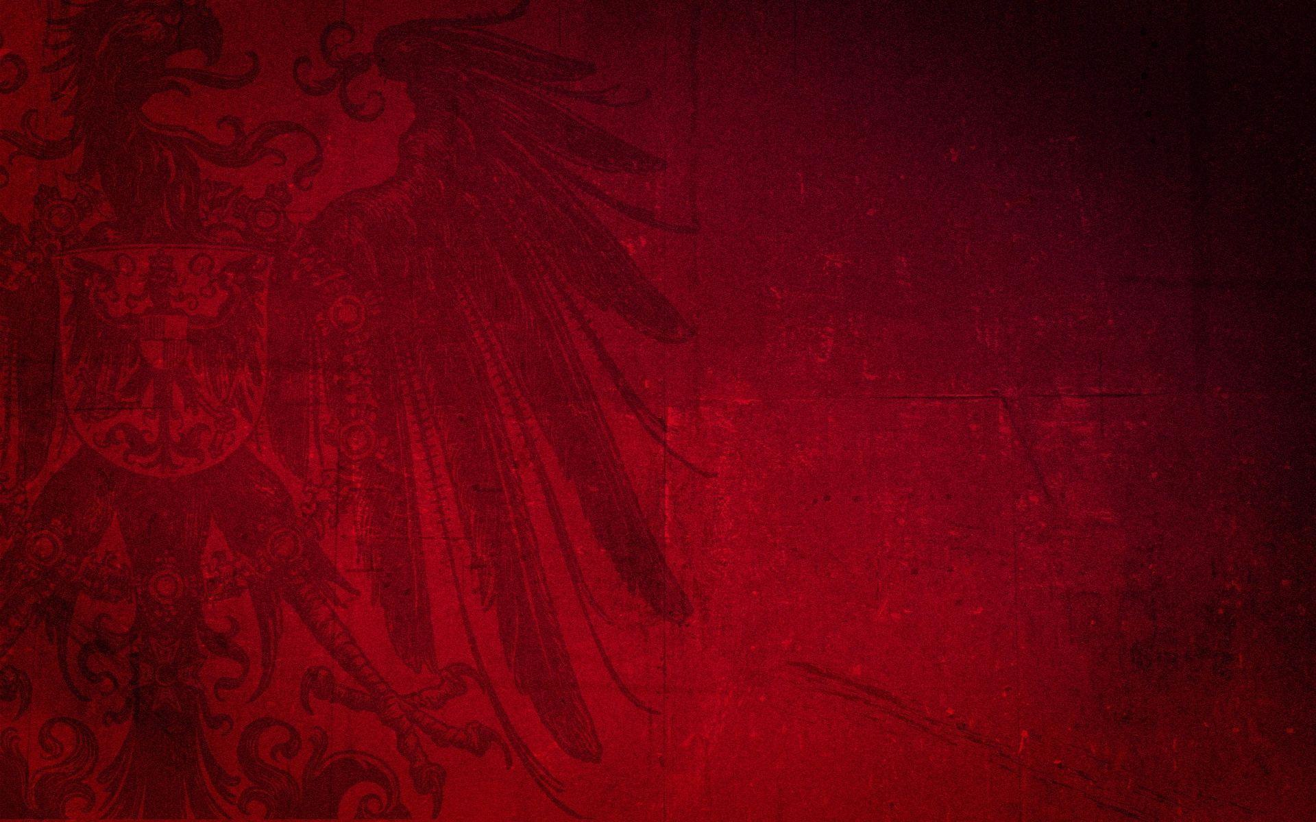 Dark Red Background with Eagle Wallpaper and