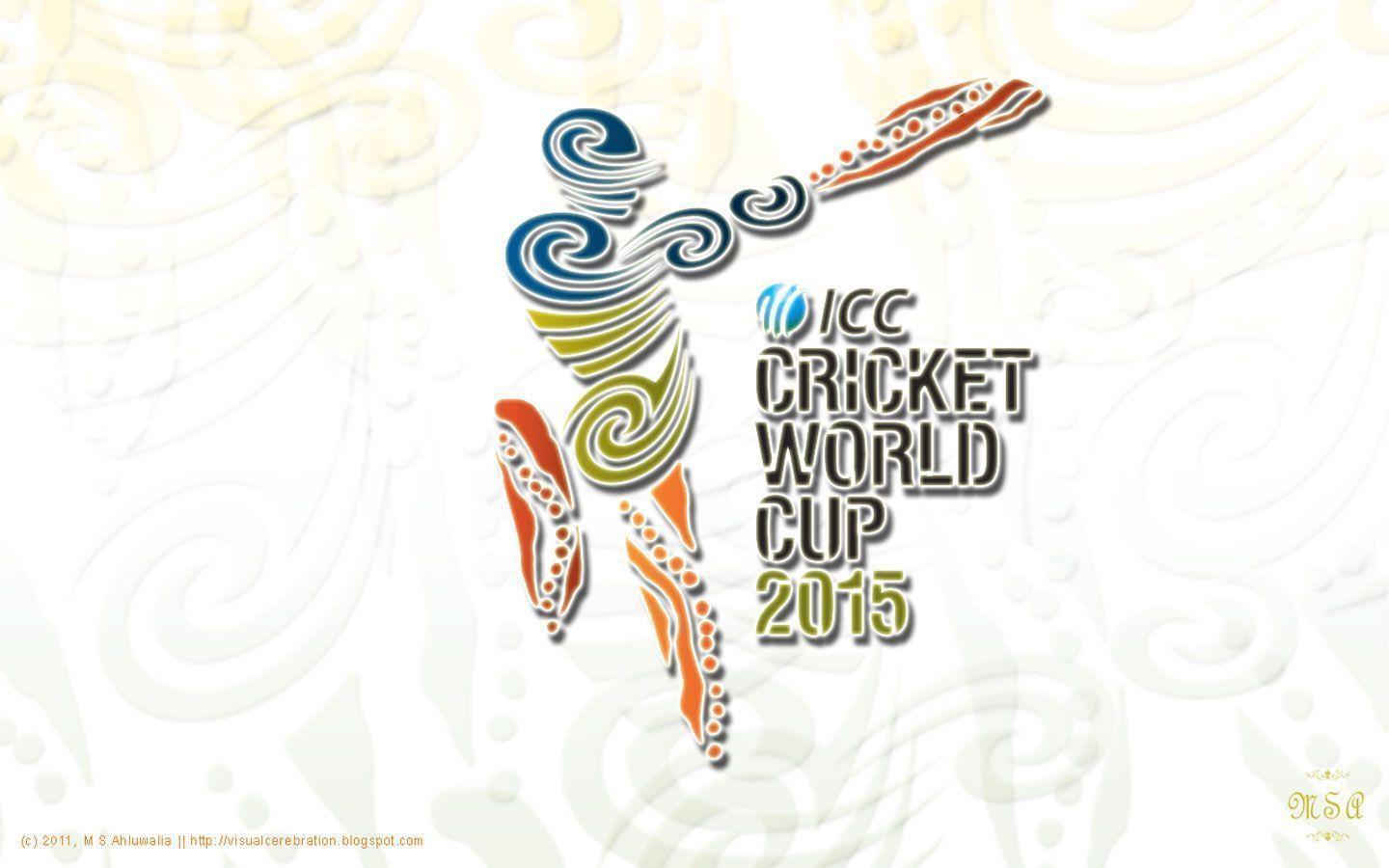 Free Wallpaper Cricket World Cup 2015 Logo wallpaper