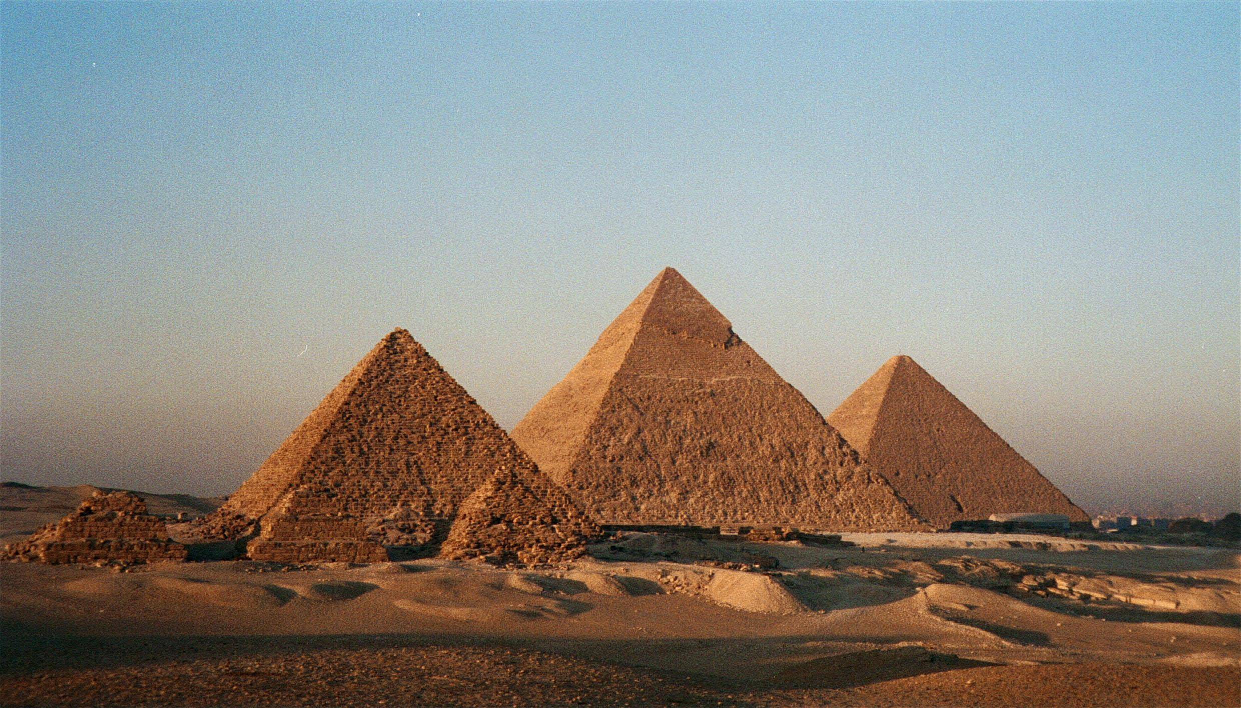 pyramids of Giza in Egypt
