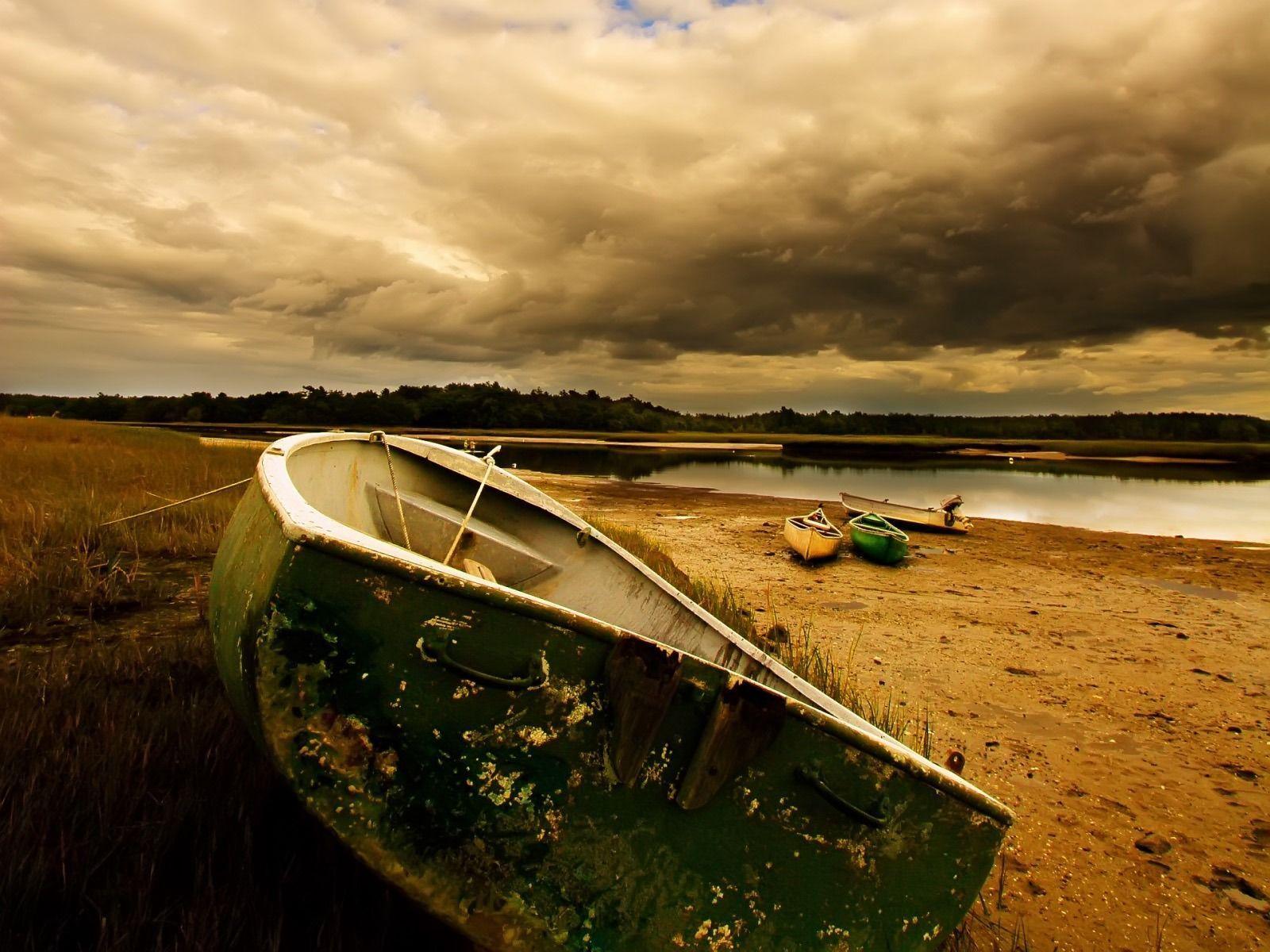 old boat image abstract 3D full HD wallpaper