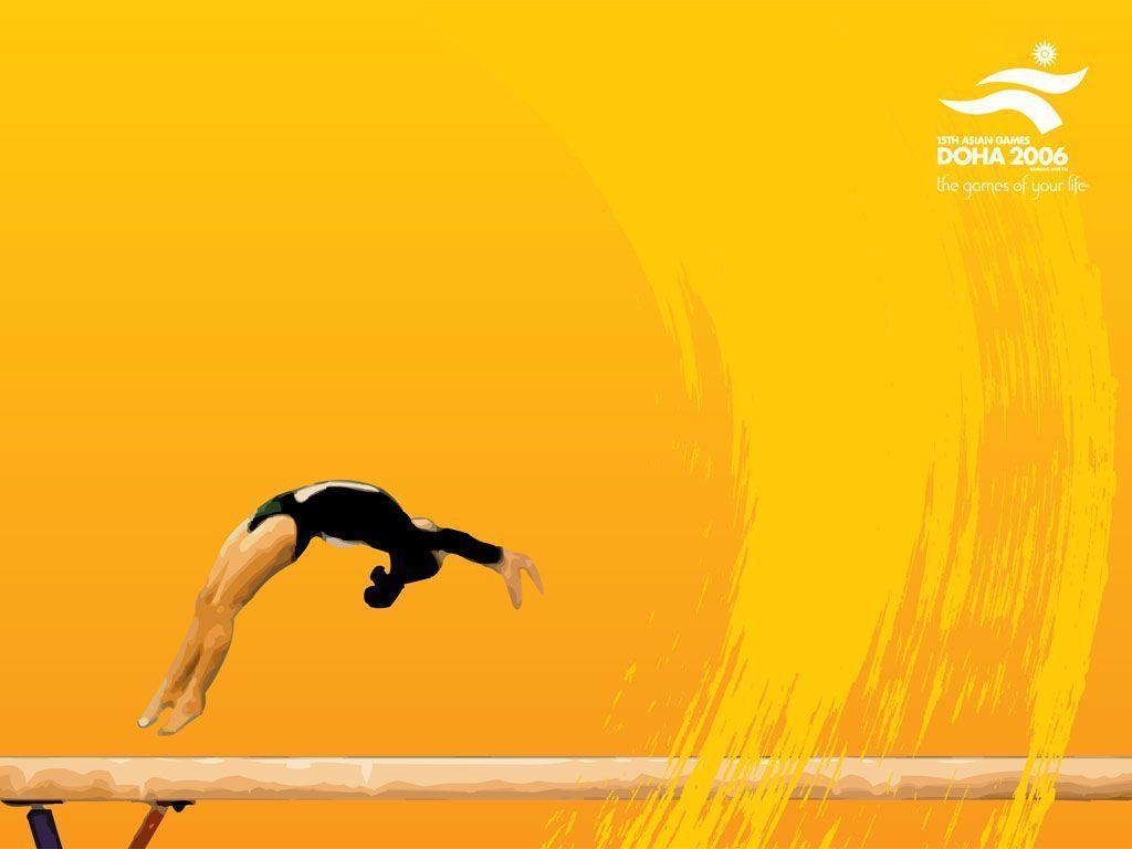 image For > I Love Gymnastics Background