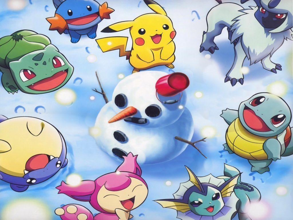 Wallpaper For > Christmas Pokemon Wallpaper
