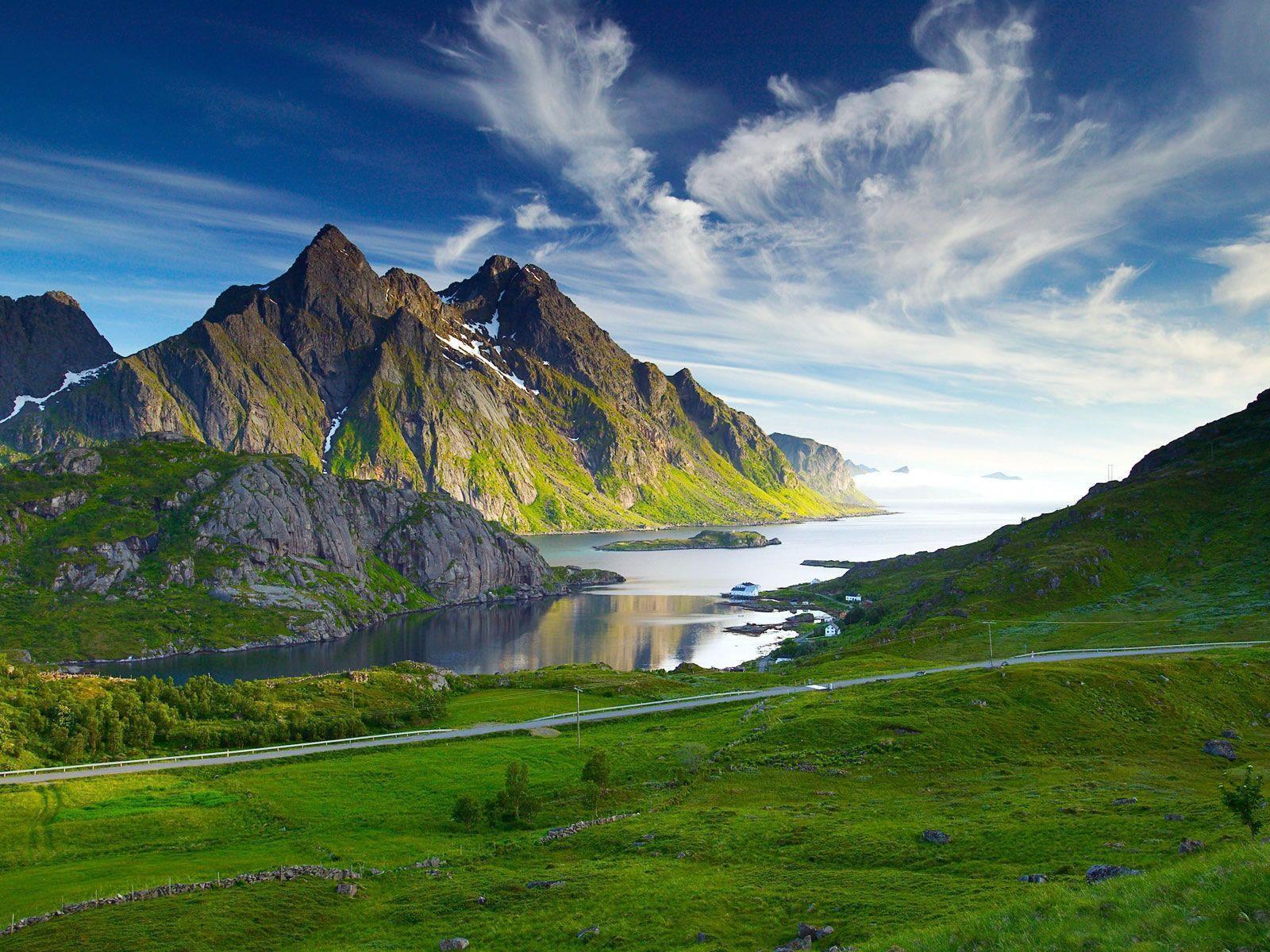 Nordic Landscape Wallpaper Background 800x600 resolution