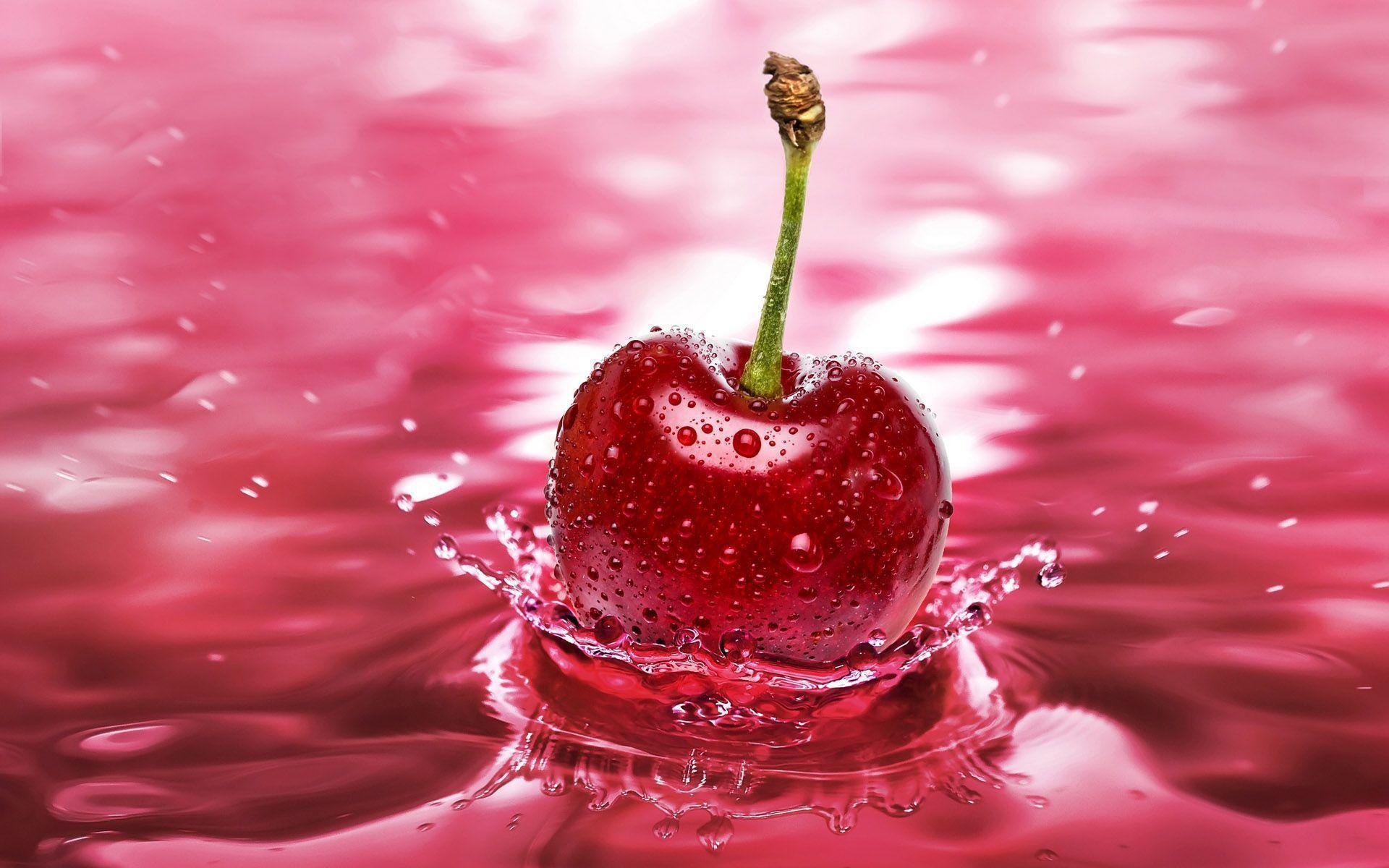 Sweet Cherry Desktop Wallpaper