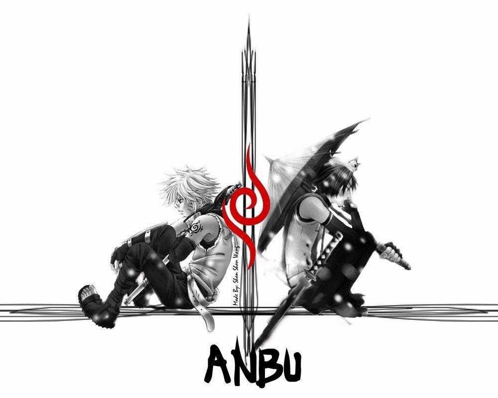 ANBU Sasuke and Naruto by uchihashadow