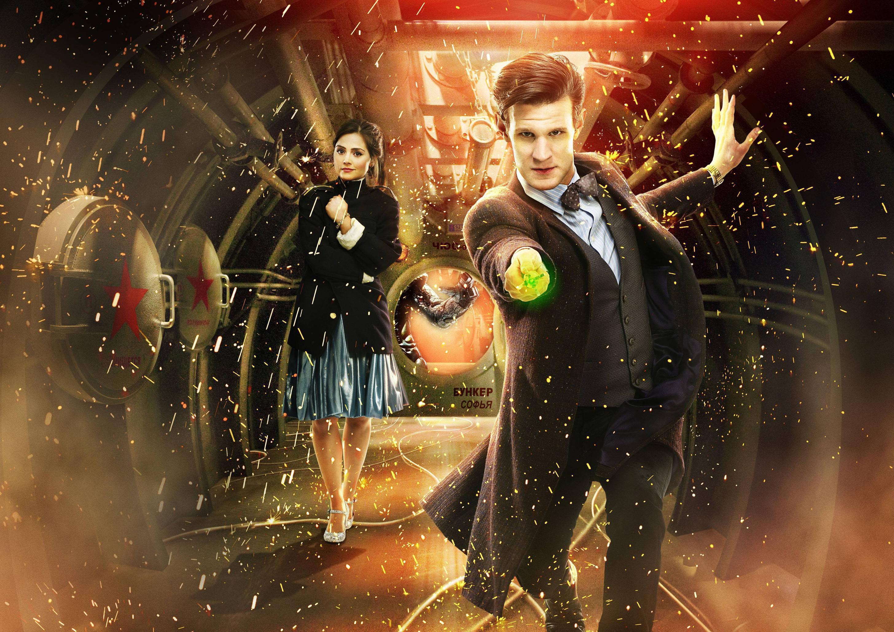 Doctor Who Matt Smith And Clara High Quality Wallpaper HD