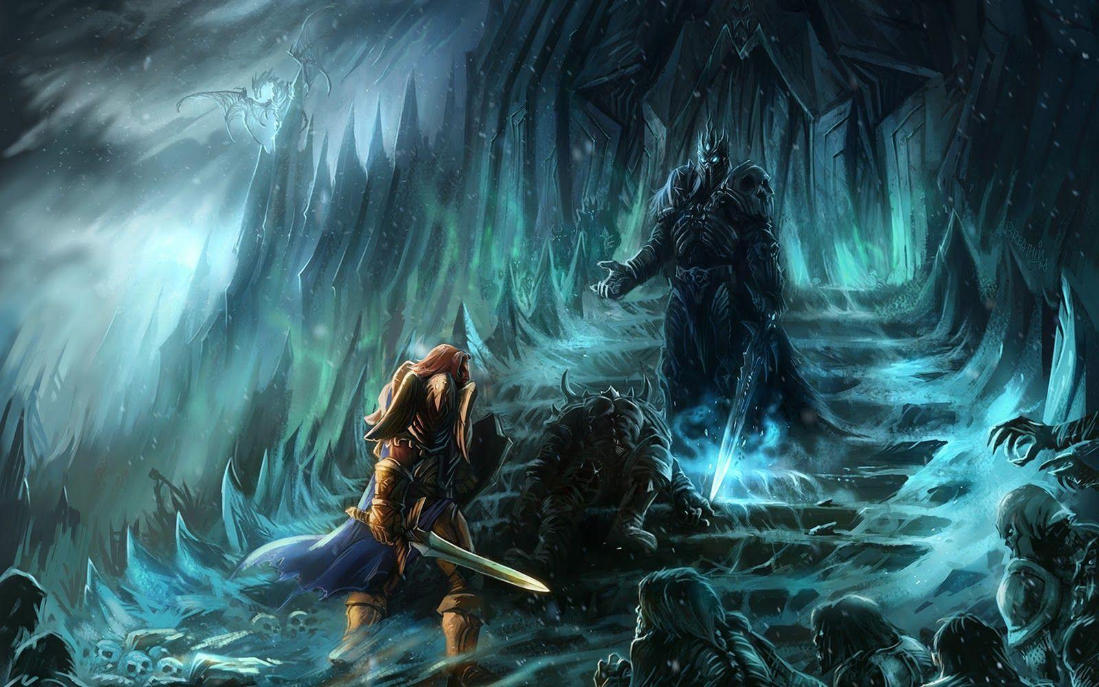 Arthas Vs Lich King WoW Wallpaper. Hdwidescreens