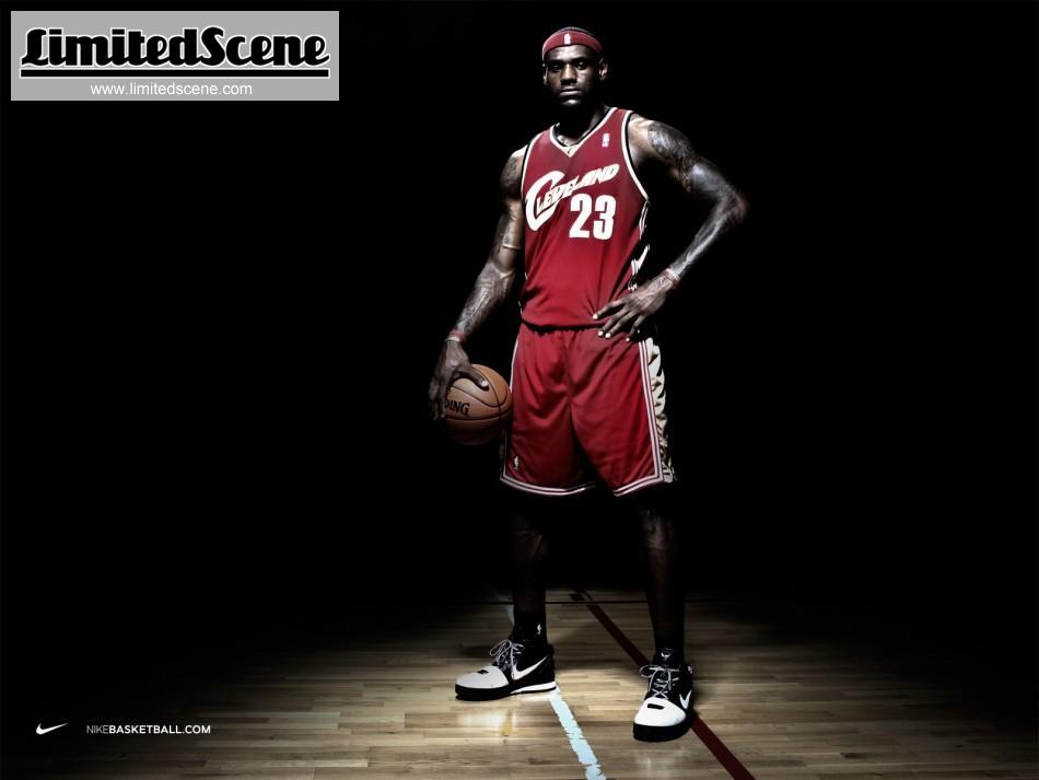 Lebron James Standing Nike Ad Wallpaper Dunk. Lebron James Photo