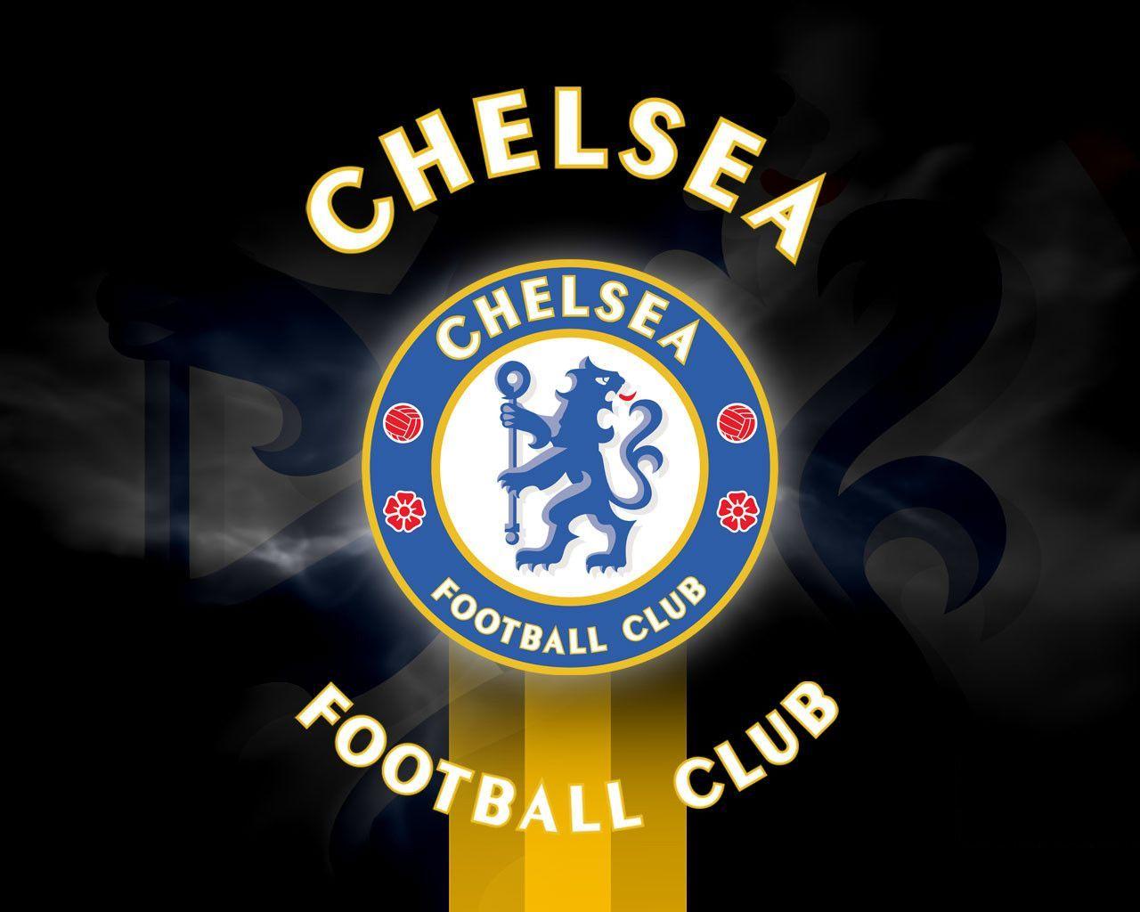 Chelsea FC football logo wallpaper for desktop