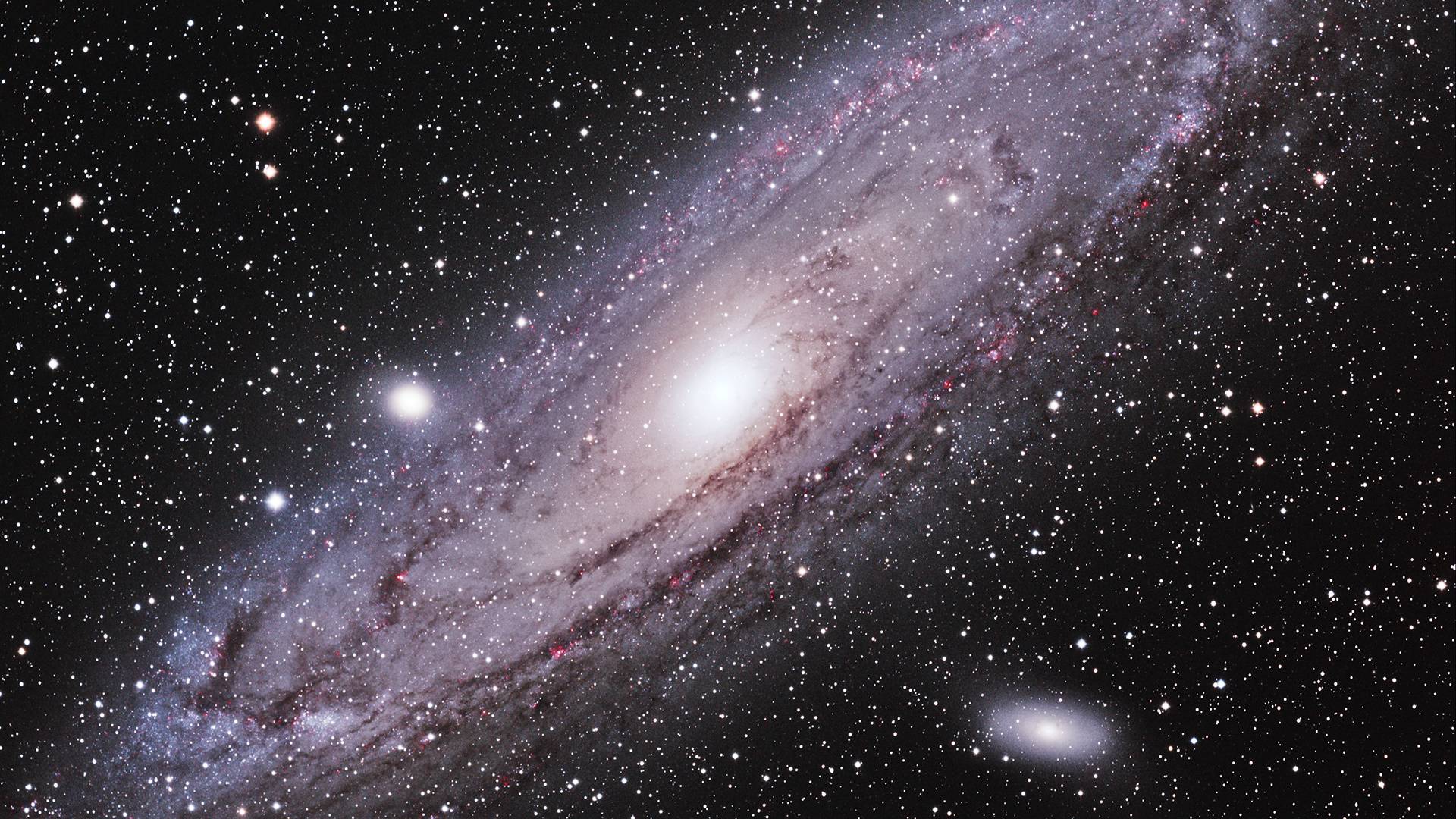 M31 Spiral Galaxy, Andromeda, 1920x1080