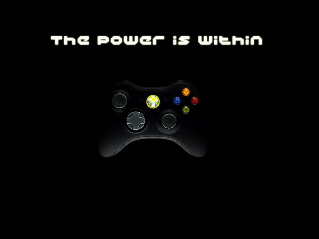 Black Xbox 360 Controller Wallpaper Download The Free