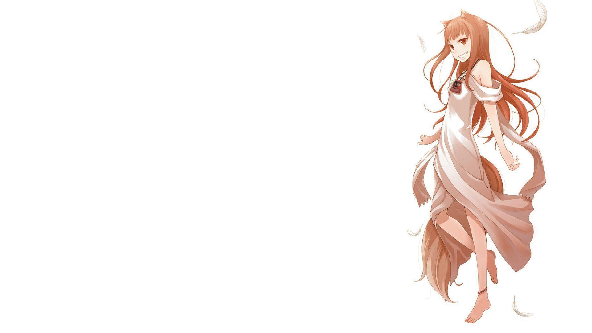 Spice and Wolf, feathers, holo, horo, Spice and Wolf, wolf, wolf